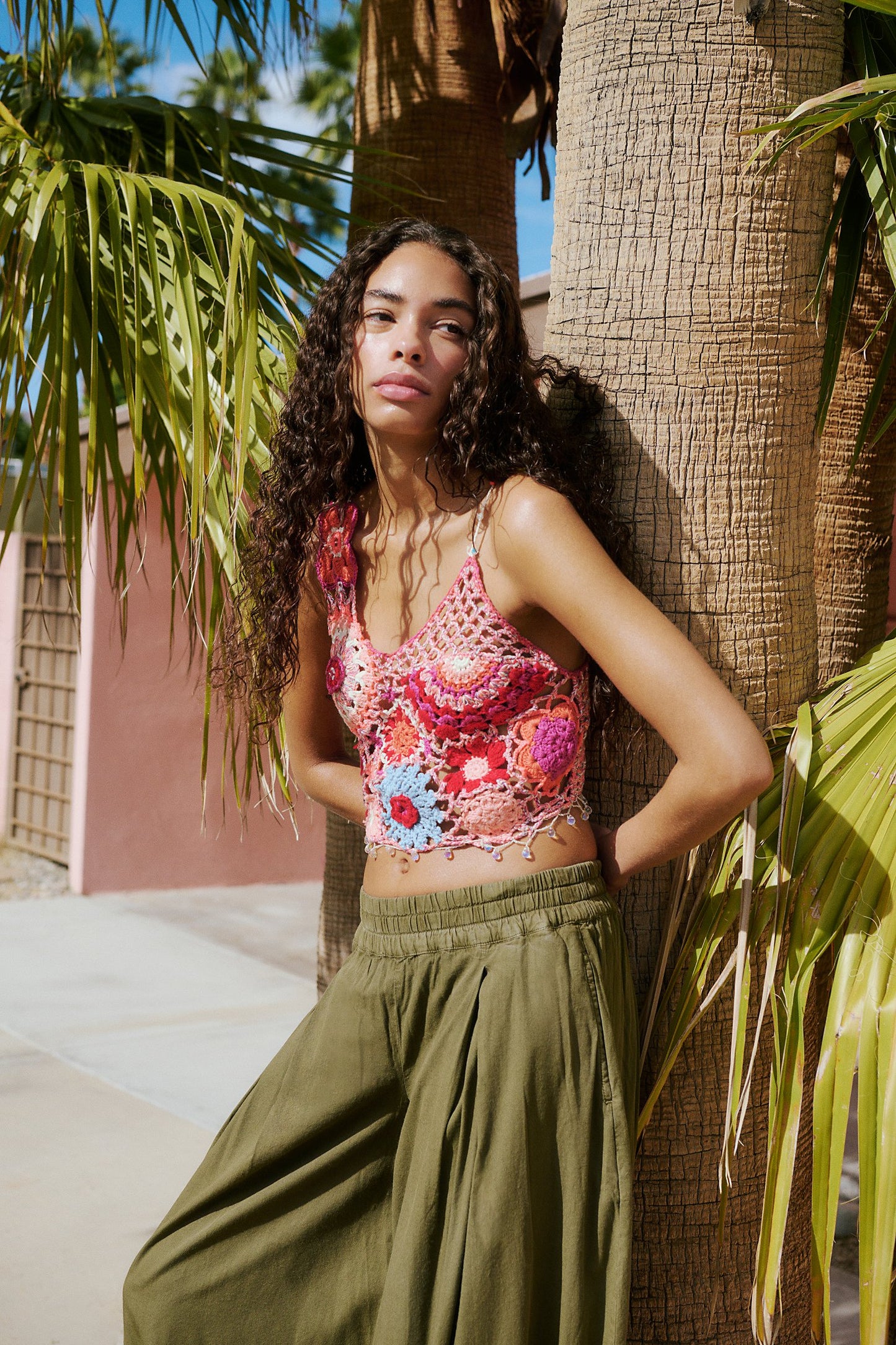 Fiorella Crochet Tank