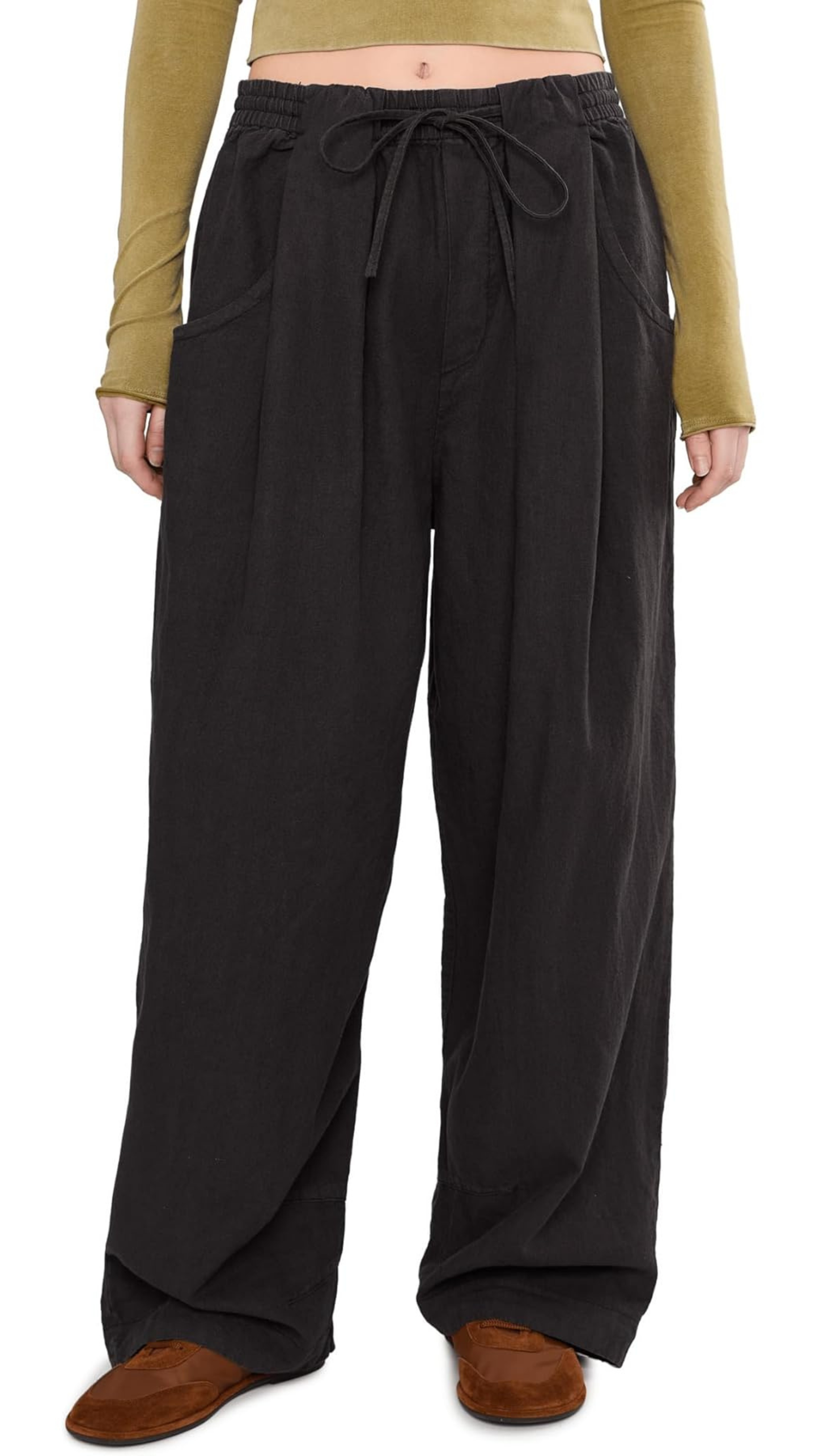 Chambers Laidback Pull-On Pants-Black