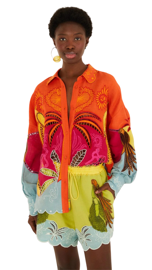 Multicolor Usiacuri Shorts Set