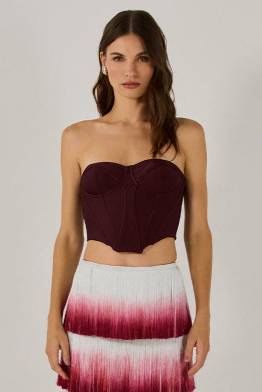 FRINGE MAXI SKIRT SET (RUNWAY)