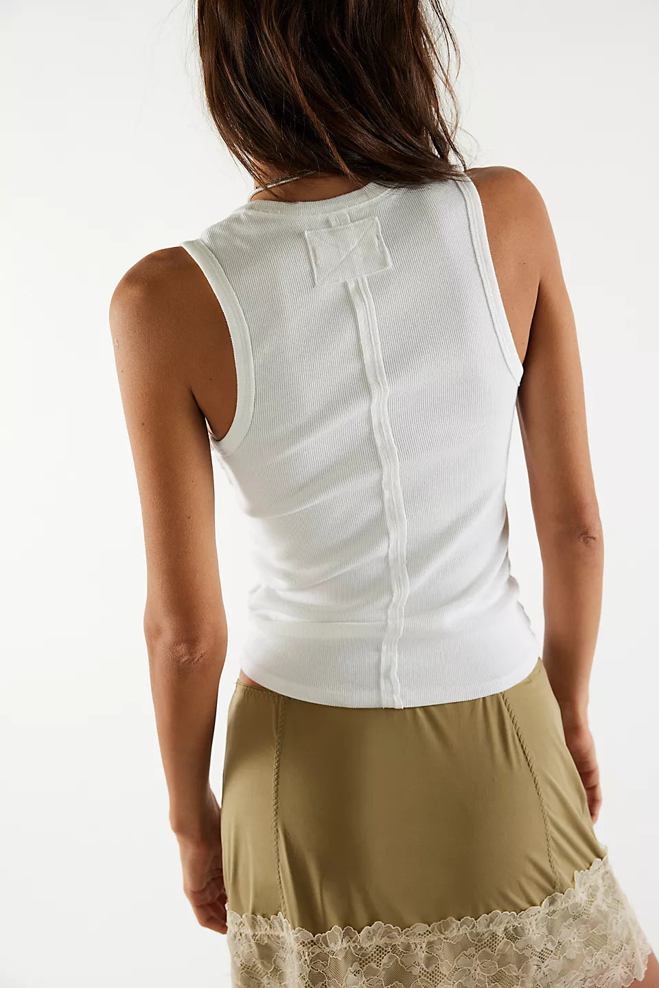 Neria Tank Top-Ivory