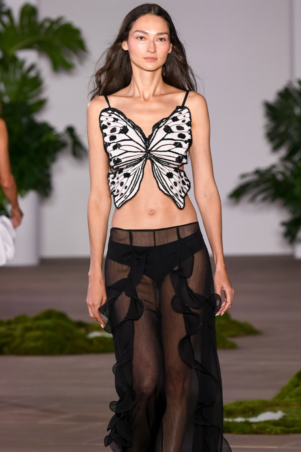 BUTTERFLY EMBROIDERED TOP (RUNWAY)