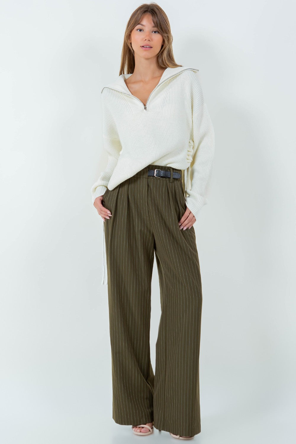 Workaholic Pants-Olive