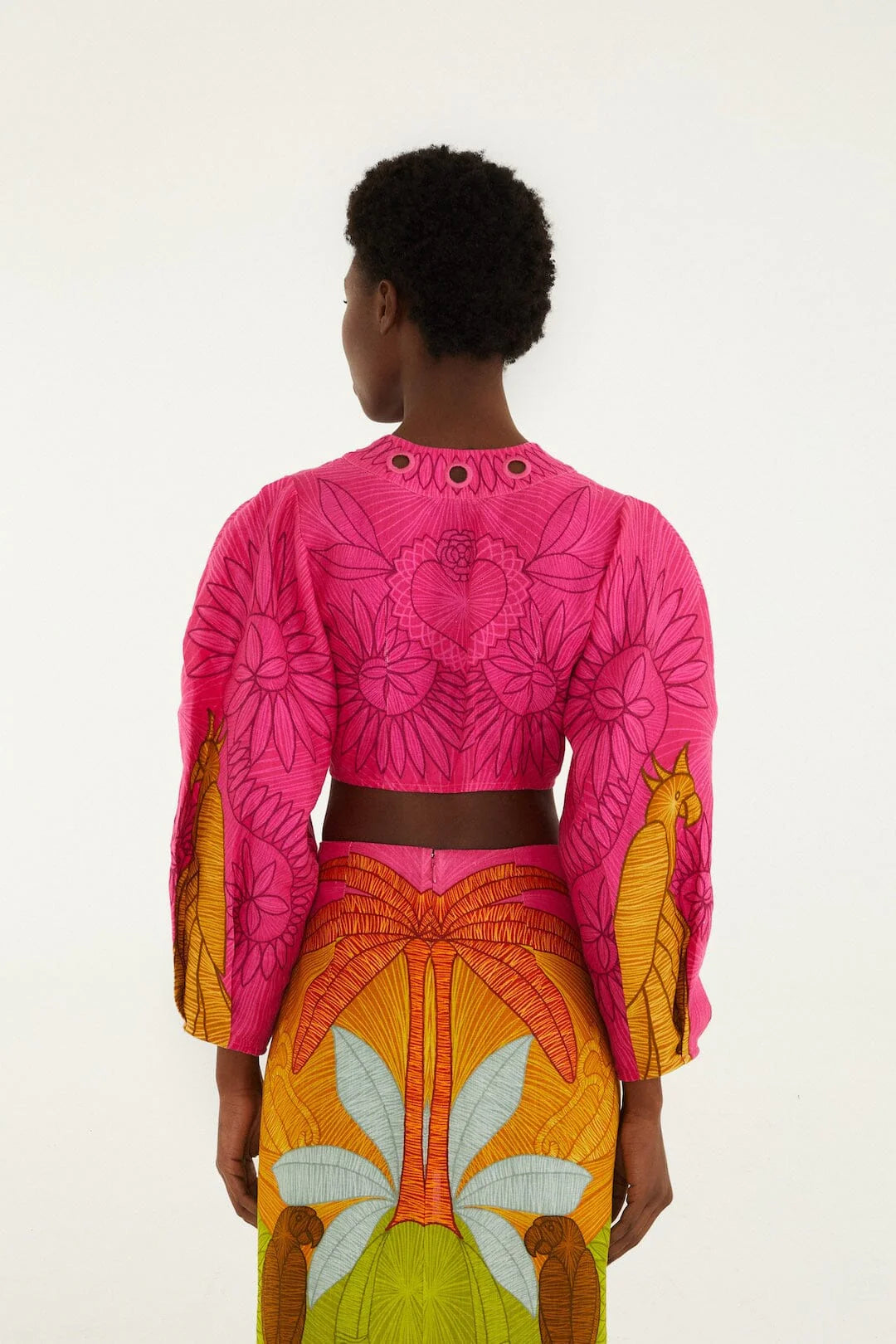 Multicolor Usiacuri Skirt Set