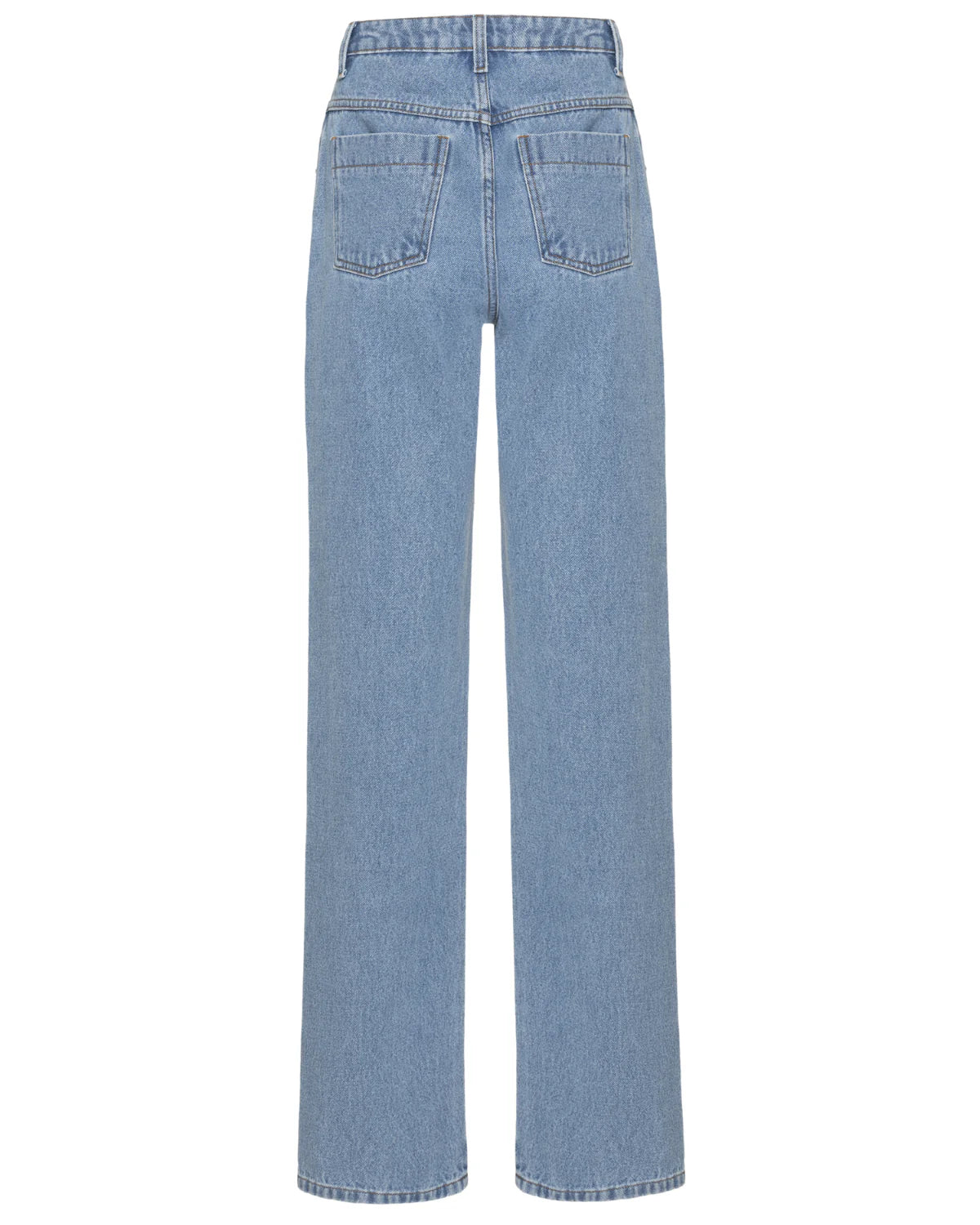 HAND-BEADED DENIM PANTS