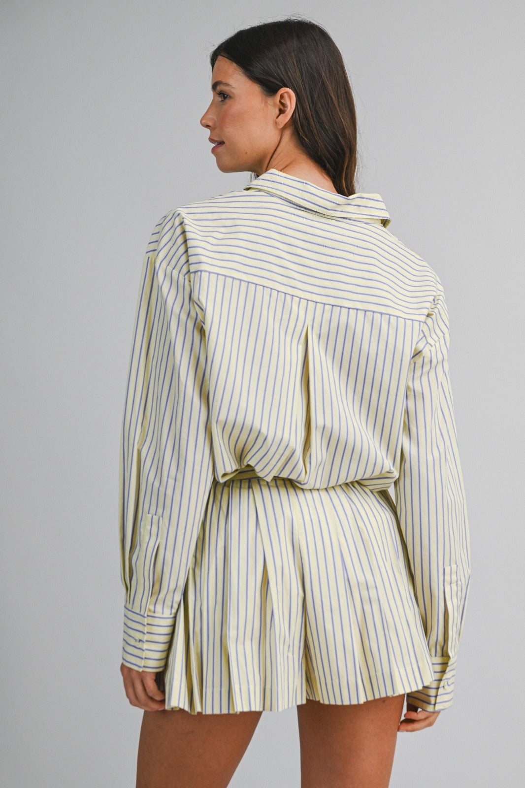 Striped Tailored Set