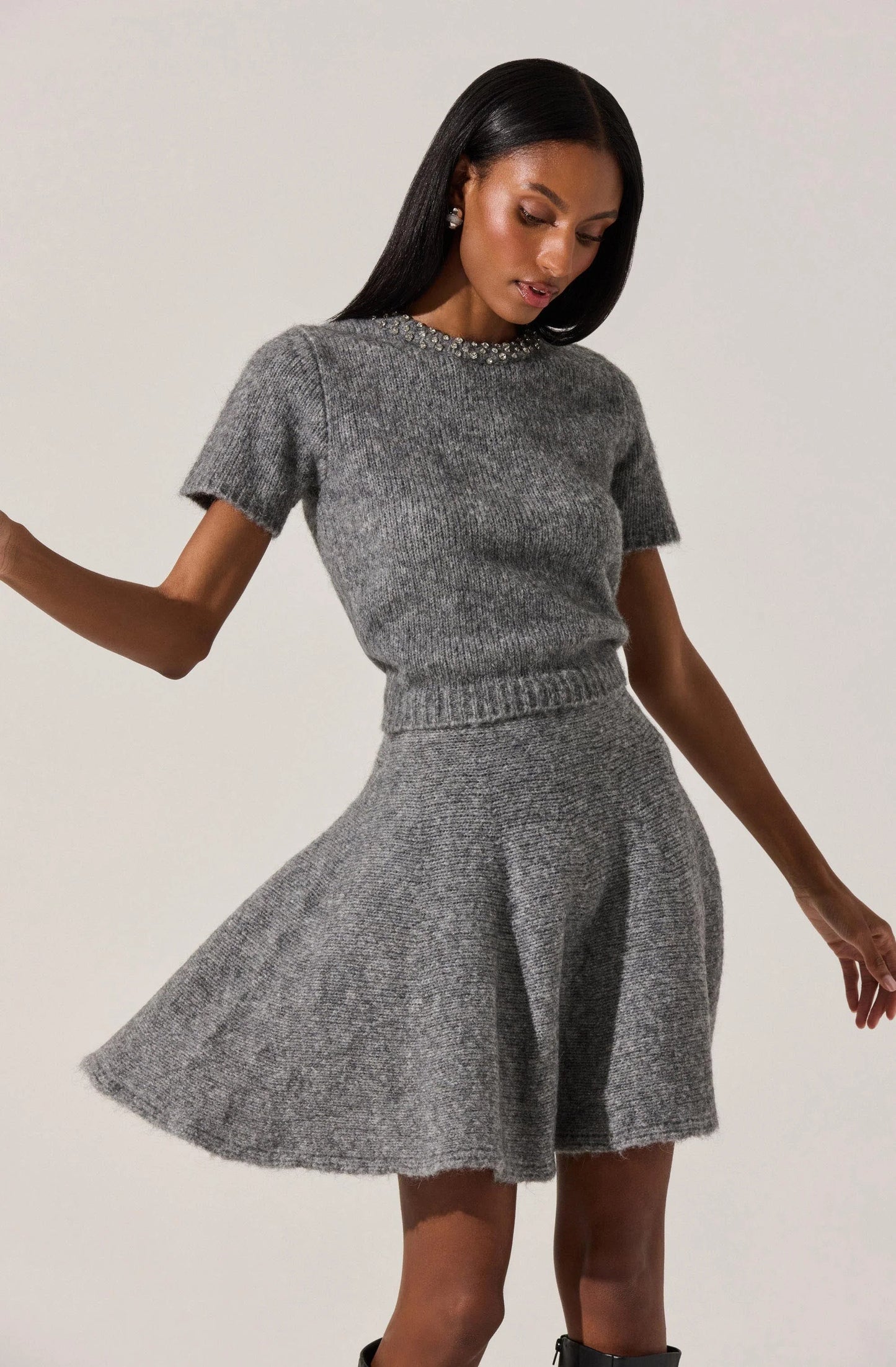 Malvie Embellished Crewneck Sweater