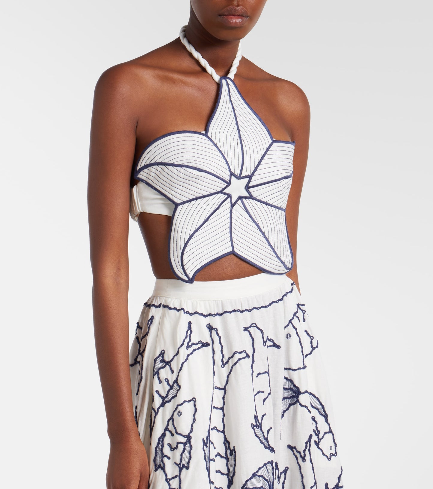 Off-White Coast Stars 3d Skirt Set