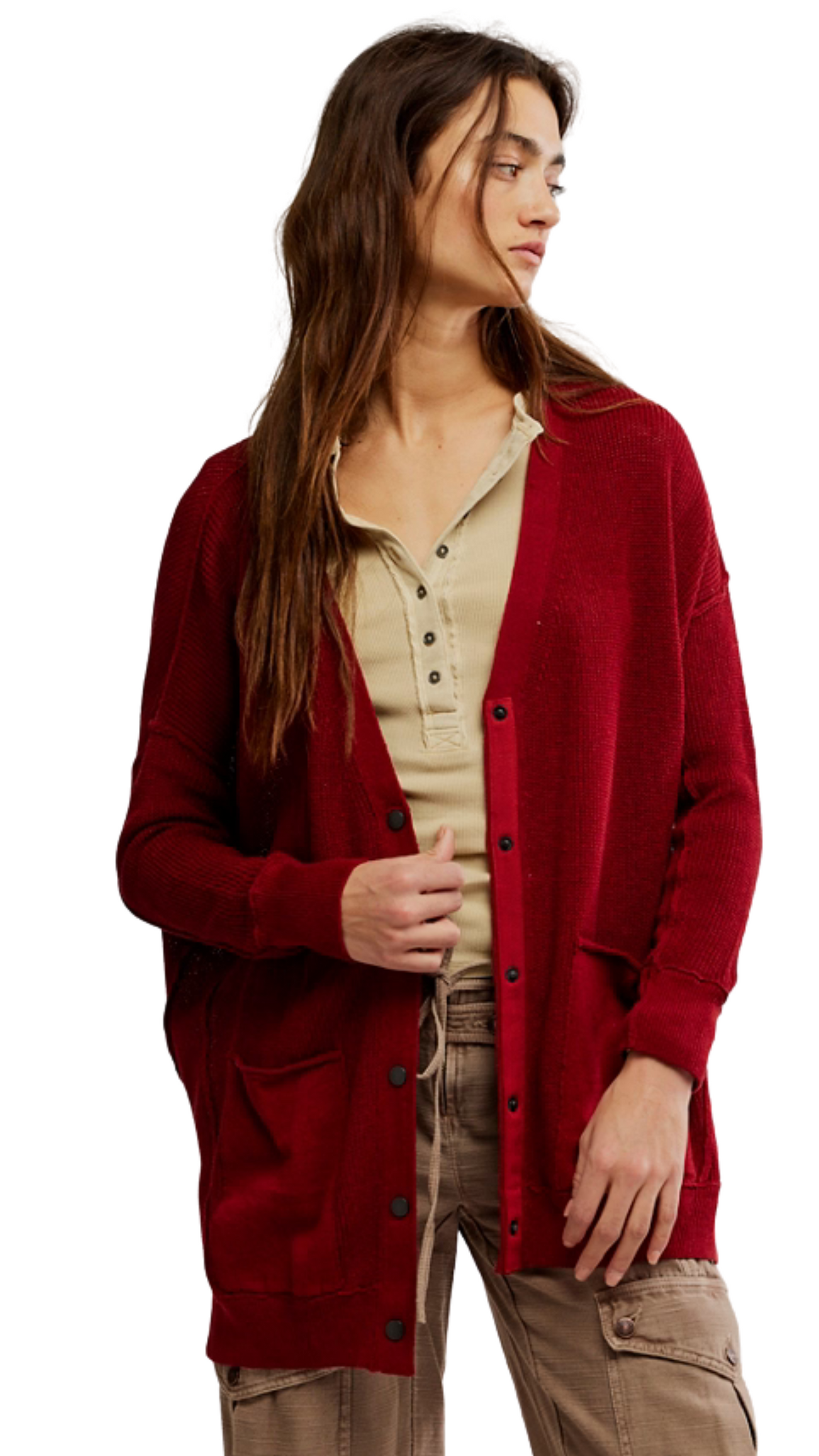 WTF Chickadee Cardi- Syrah