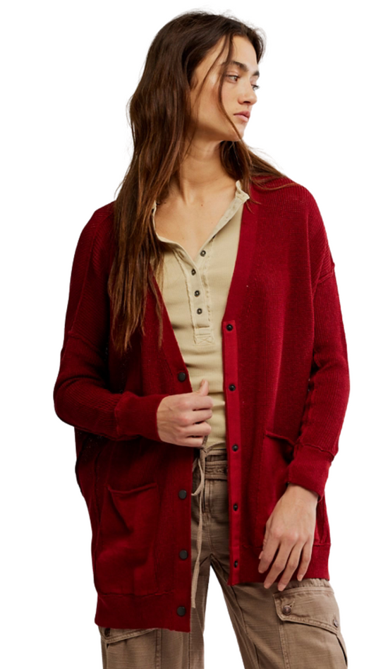 WTF Chickadee Cardi- Syrah