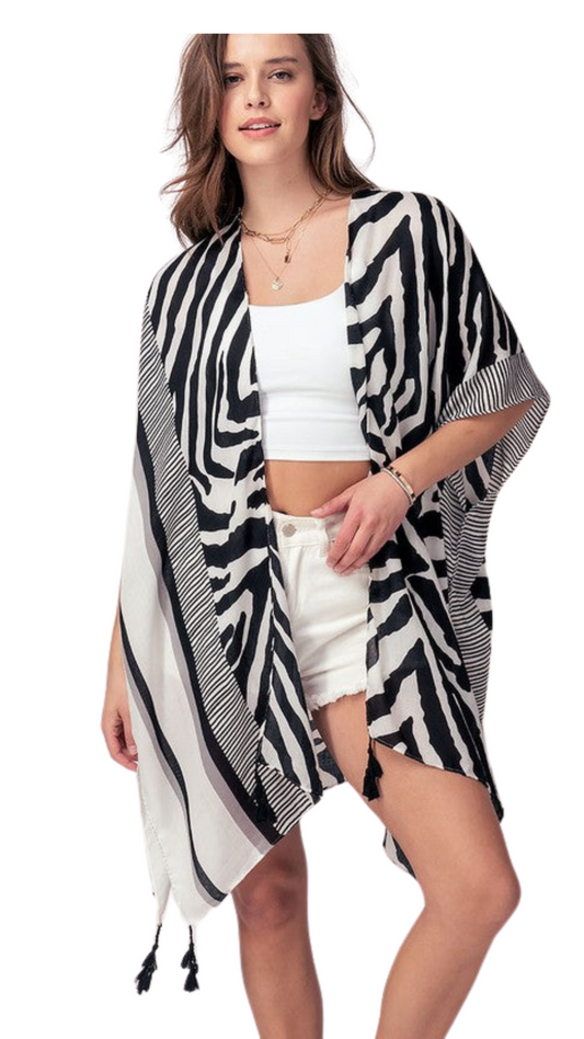 Zebra Kimono