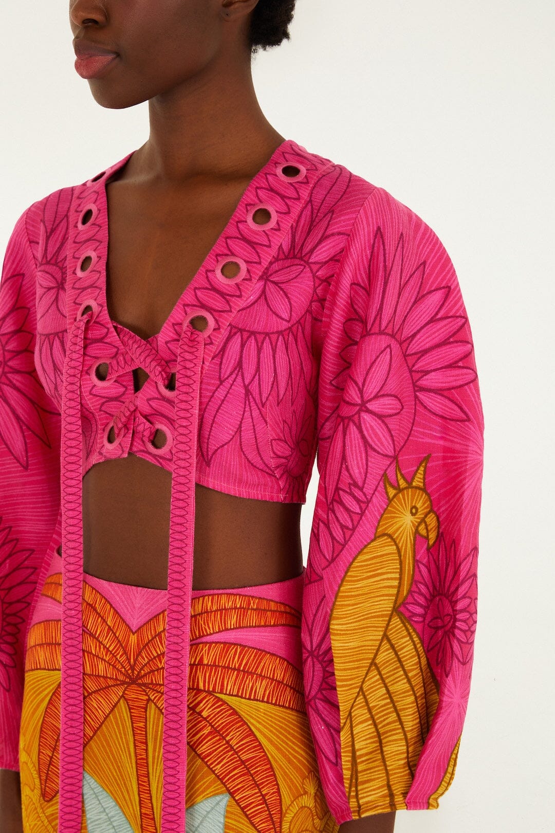 Multicolor Usiacuri Skirt Set