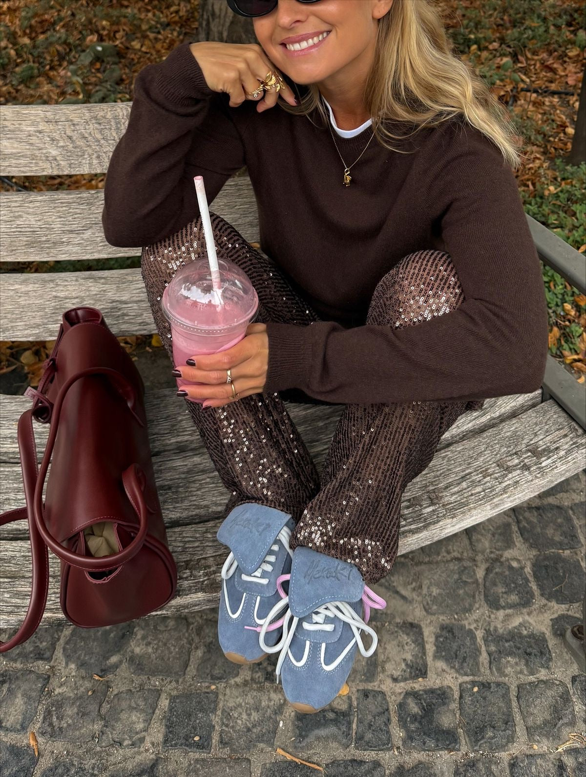 The After Hours Bronze Sequin Pants