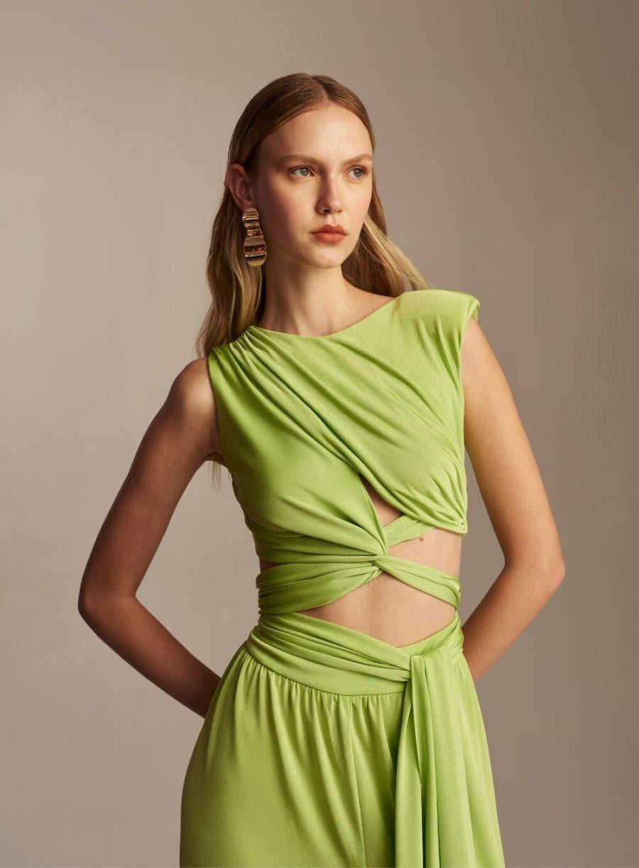 Dou Jumpsuit-Green