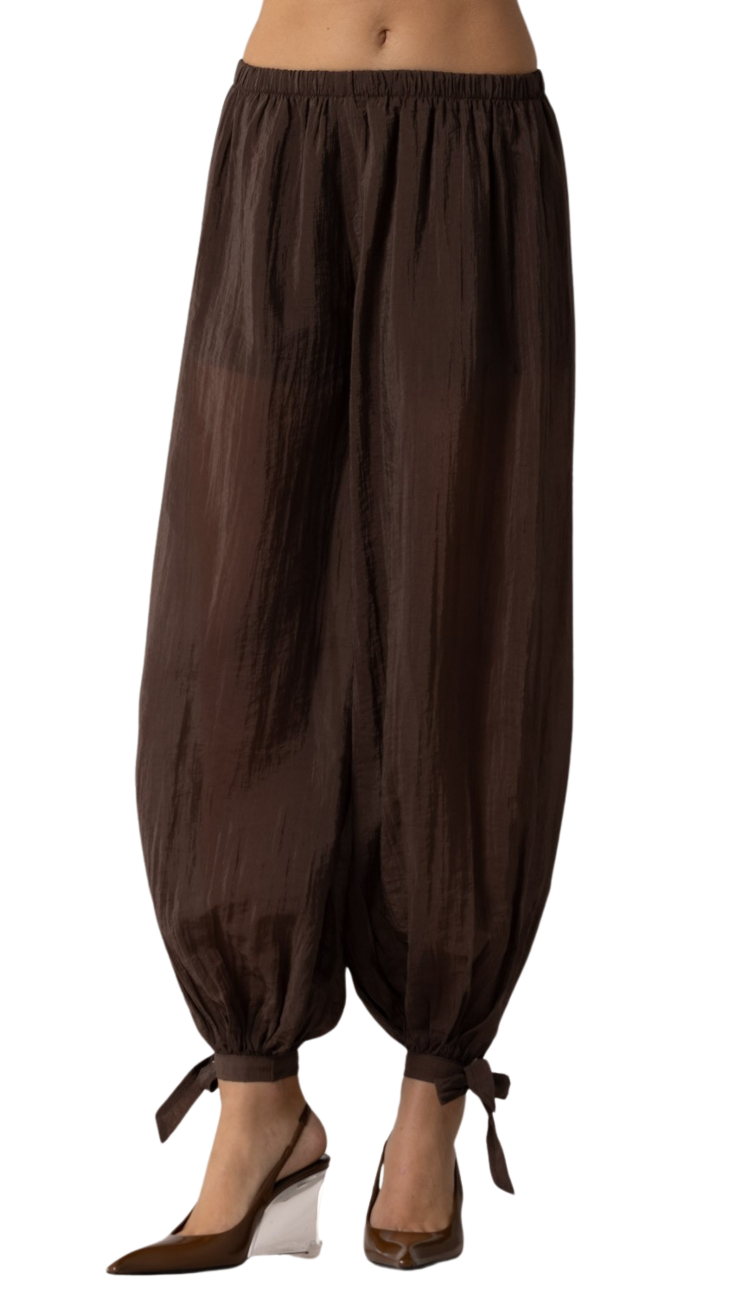 Chocolate Organza Pants