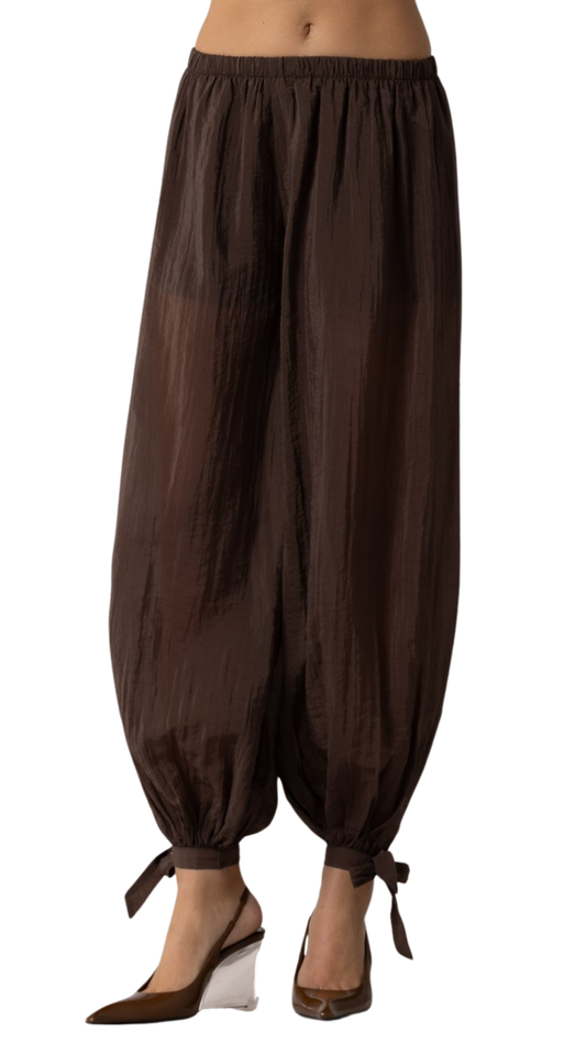 Chocolate Organza Pants