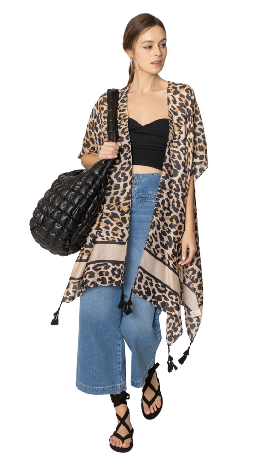 Leopard Kimono