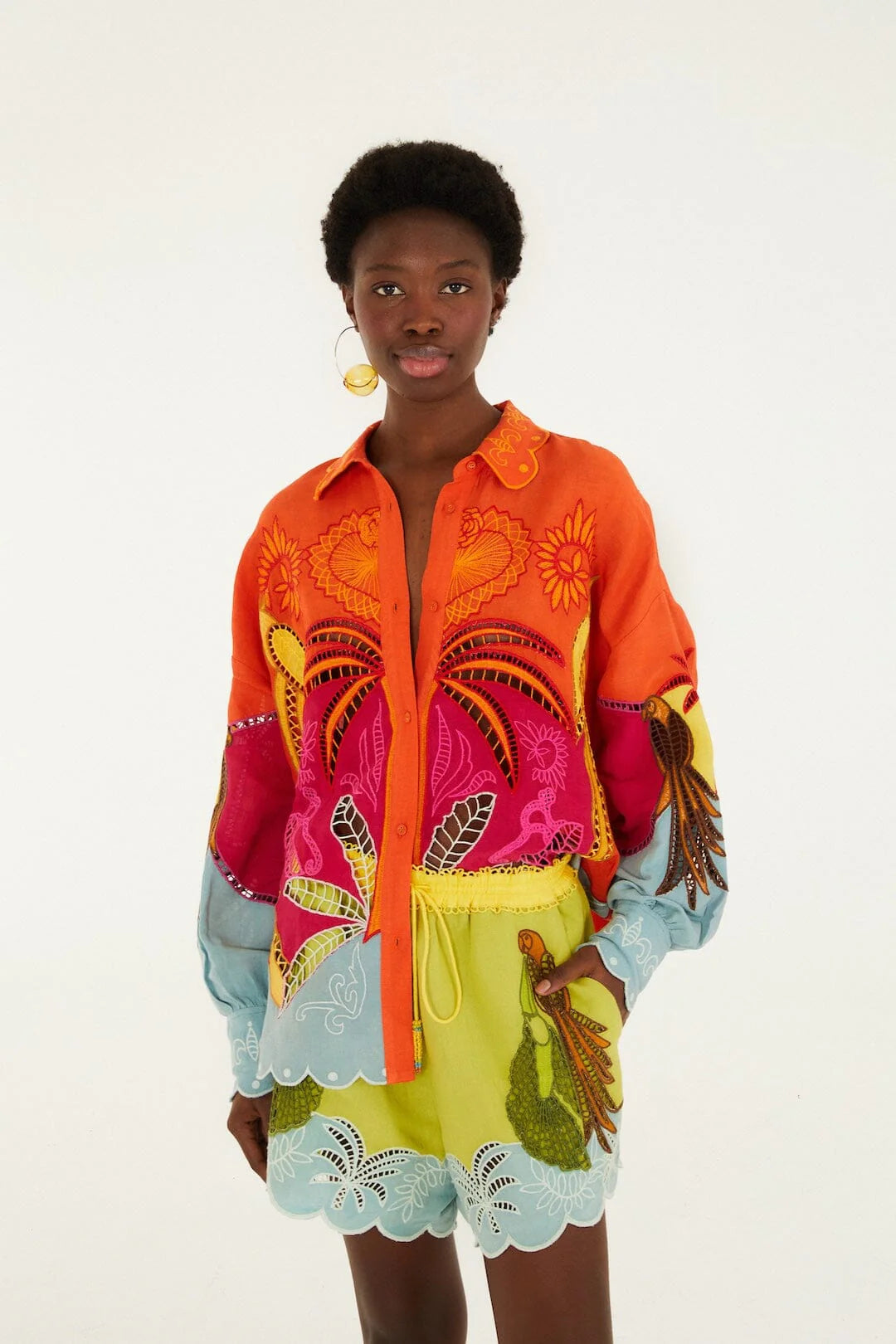 Multicolor Usiacuri Shorts Set