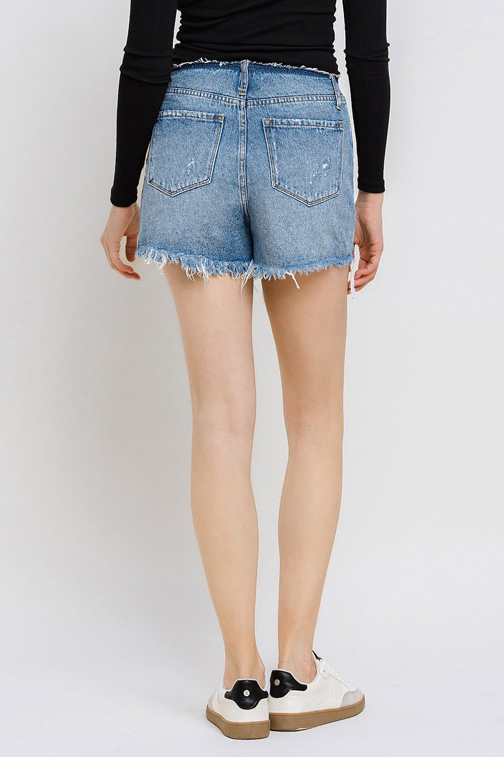 Bandless Denim shorts