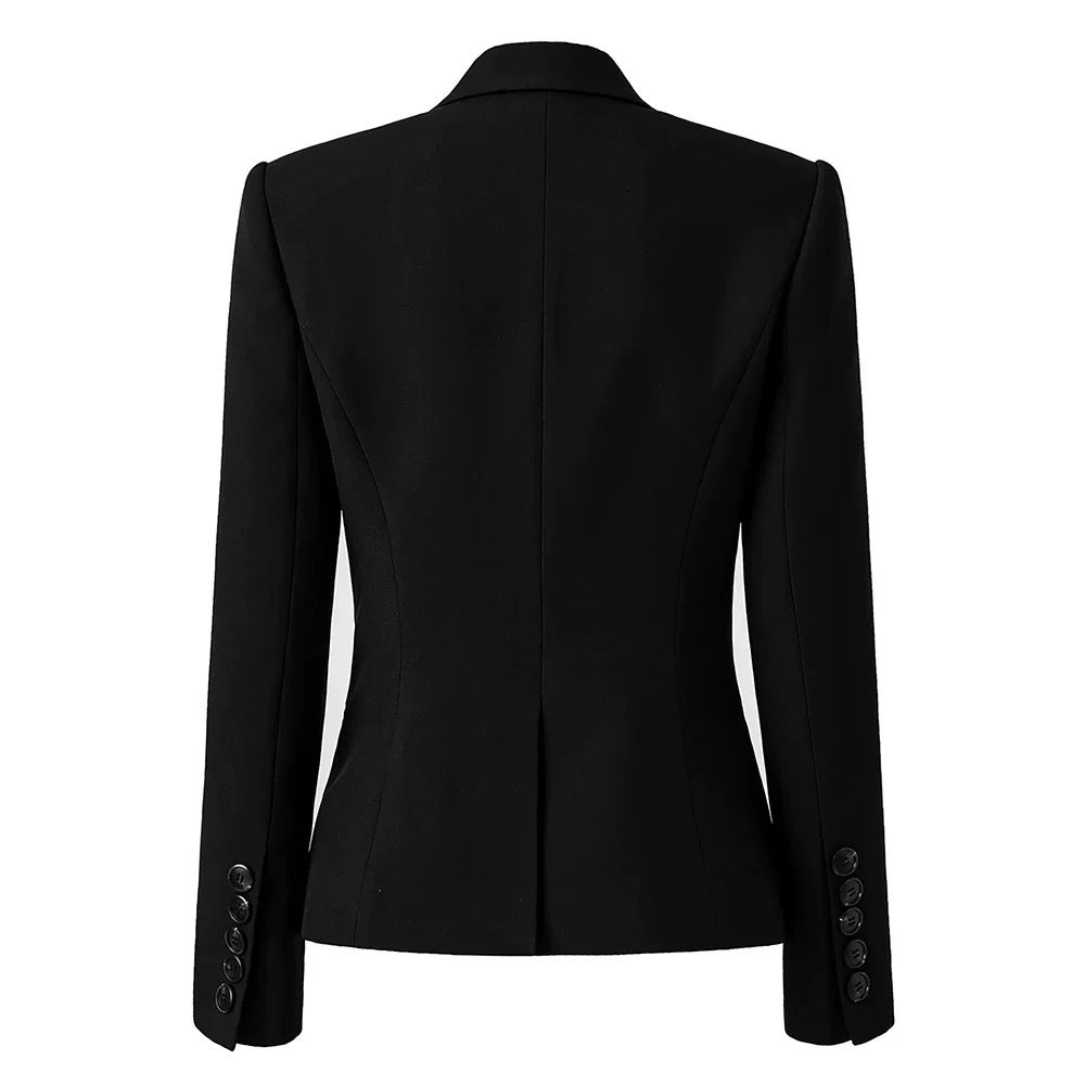 Smashed Crystal-Embellished Wool Blazer