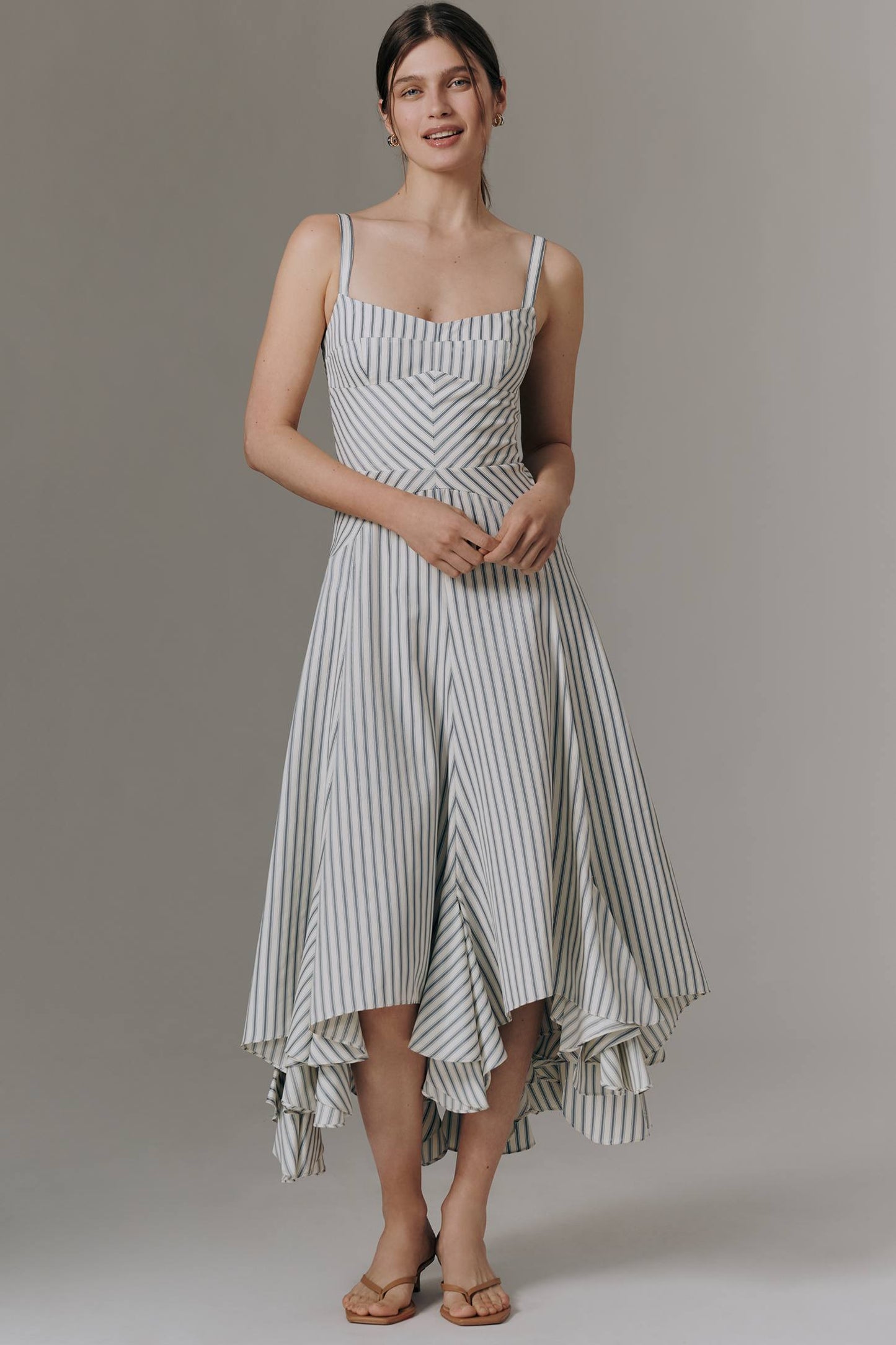 Monterey Dress - Oxford Stripe