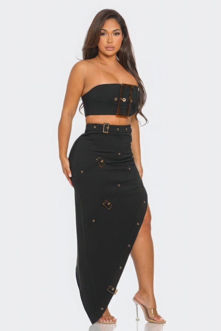 Buckle it Up Skirt Set