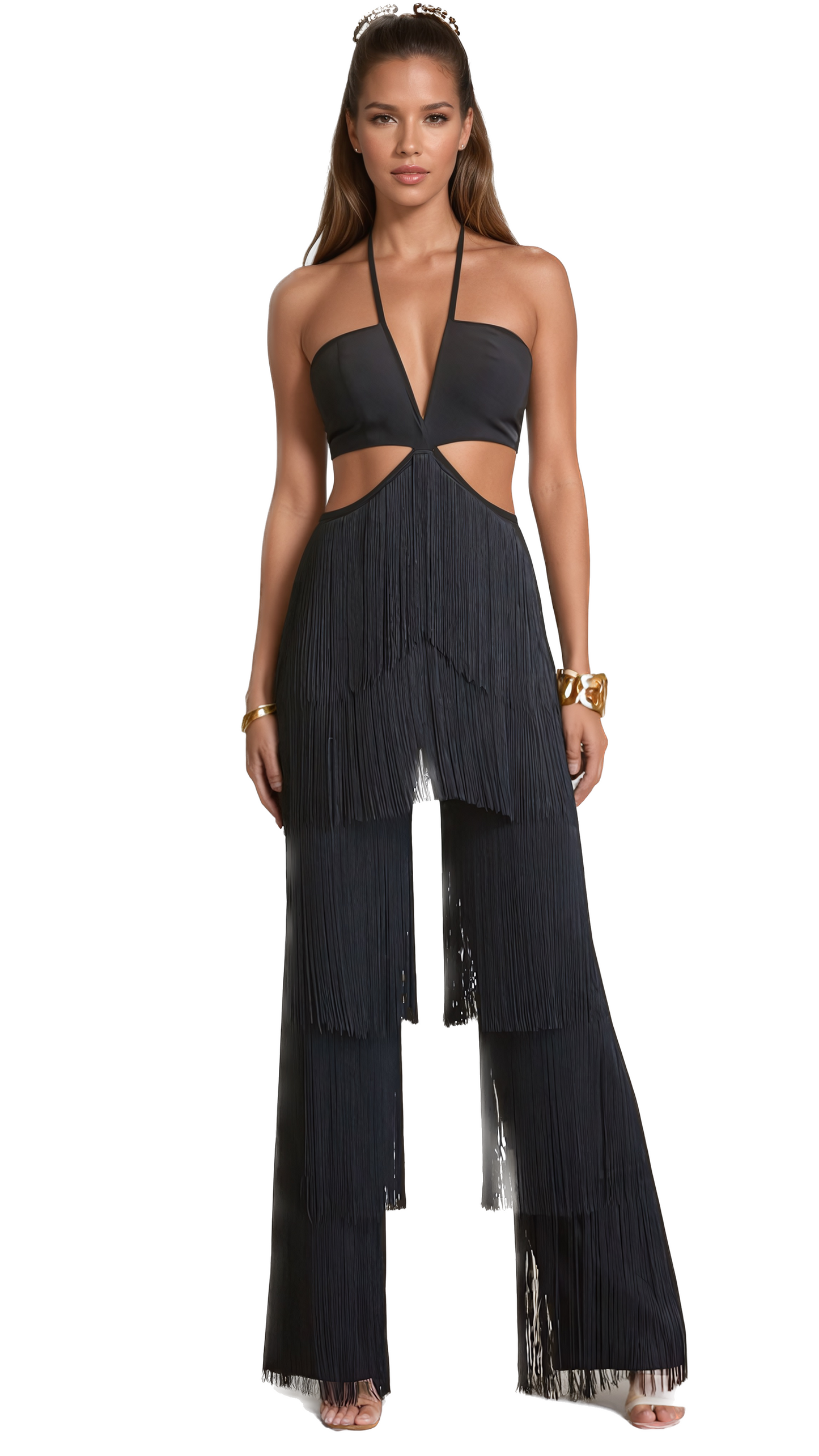 Fringy jumpsuit