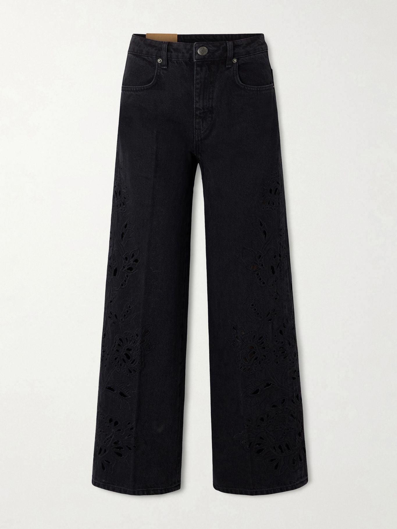 Richelieu high-rise wide leg Denim pants