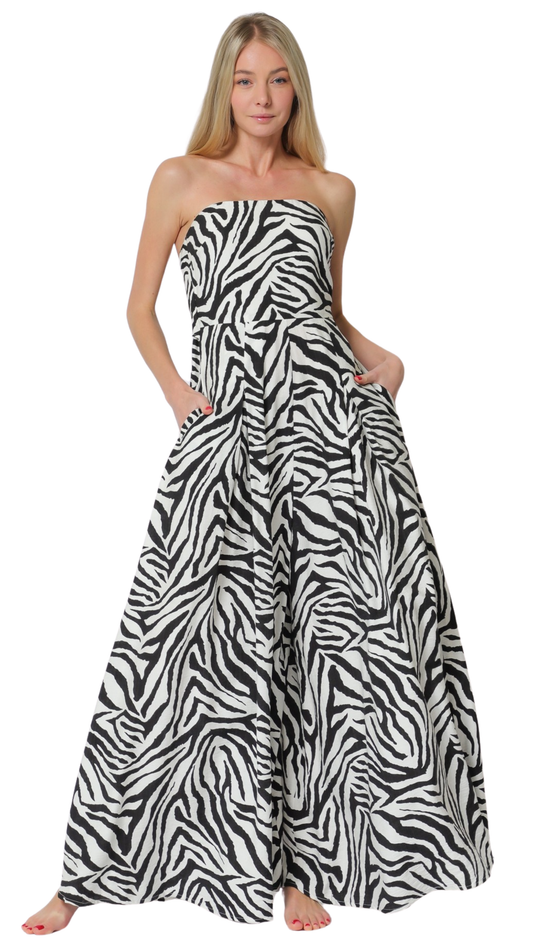Zebra Jumpsuit