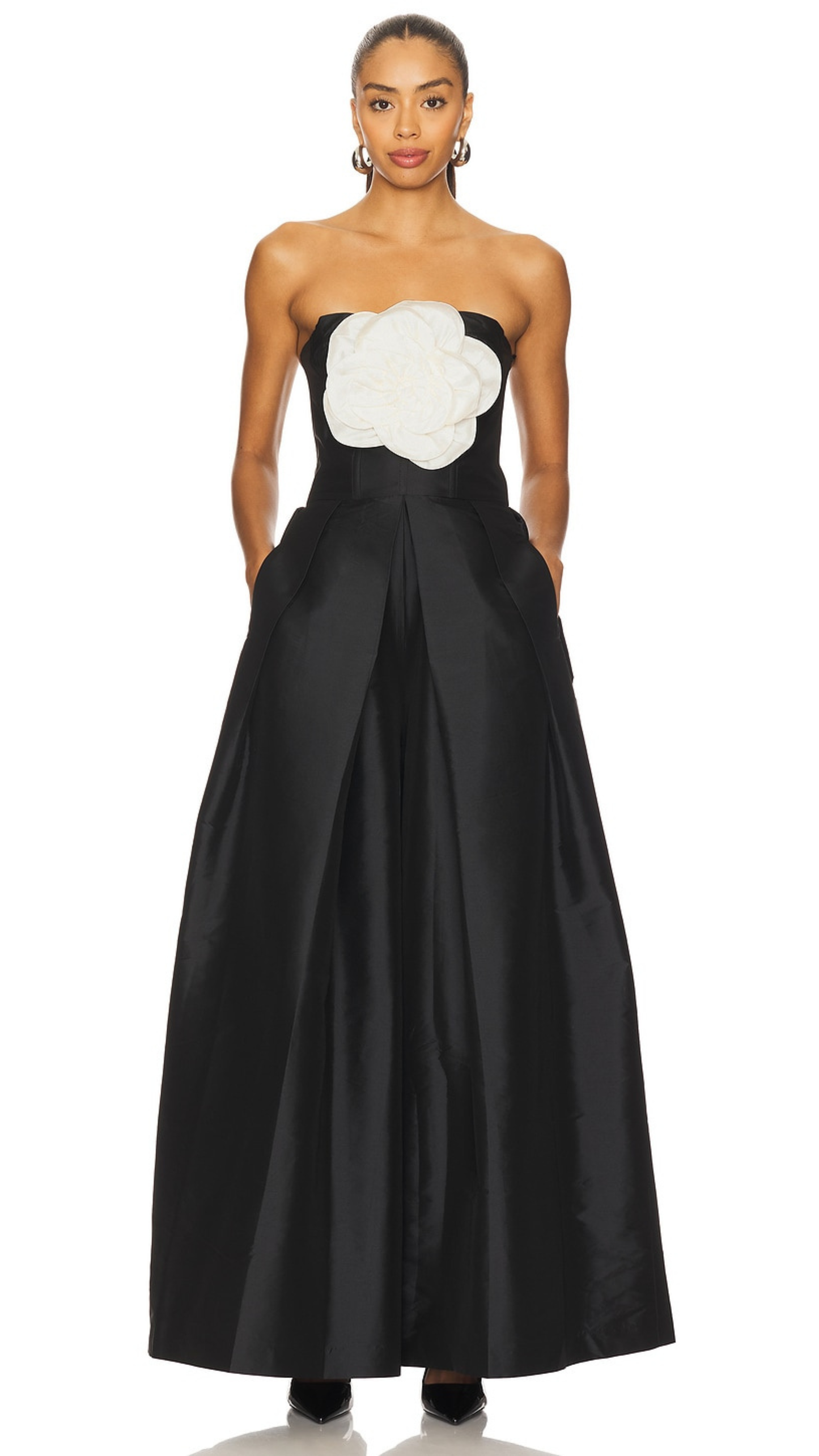 TAFFETA BLOOM JUMPSUIT