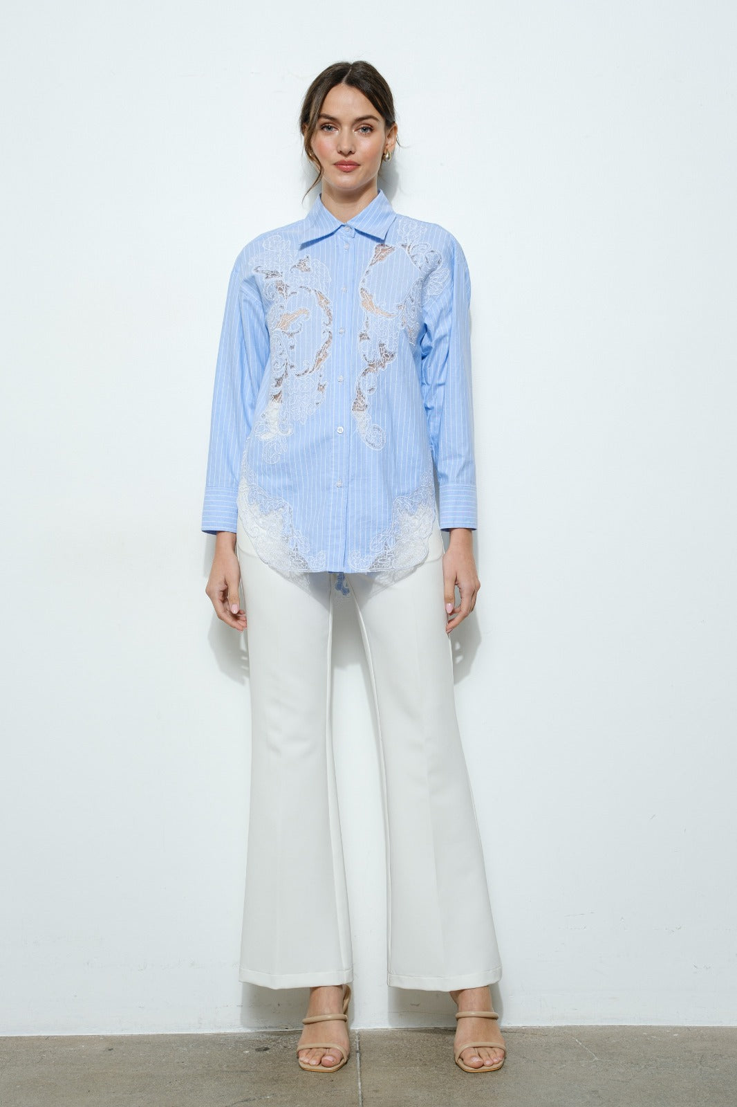 Blue Lace Shirt