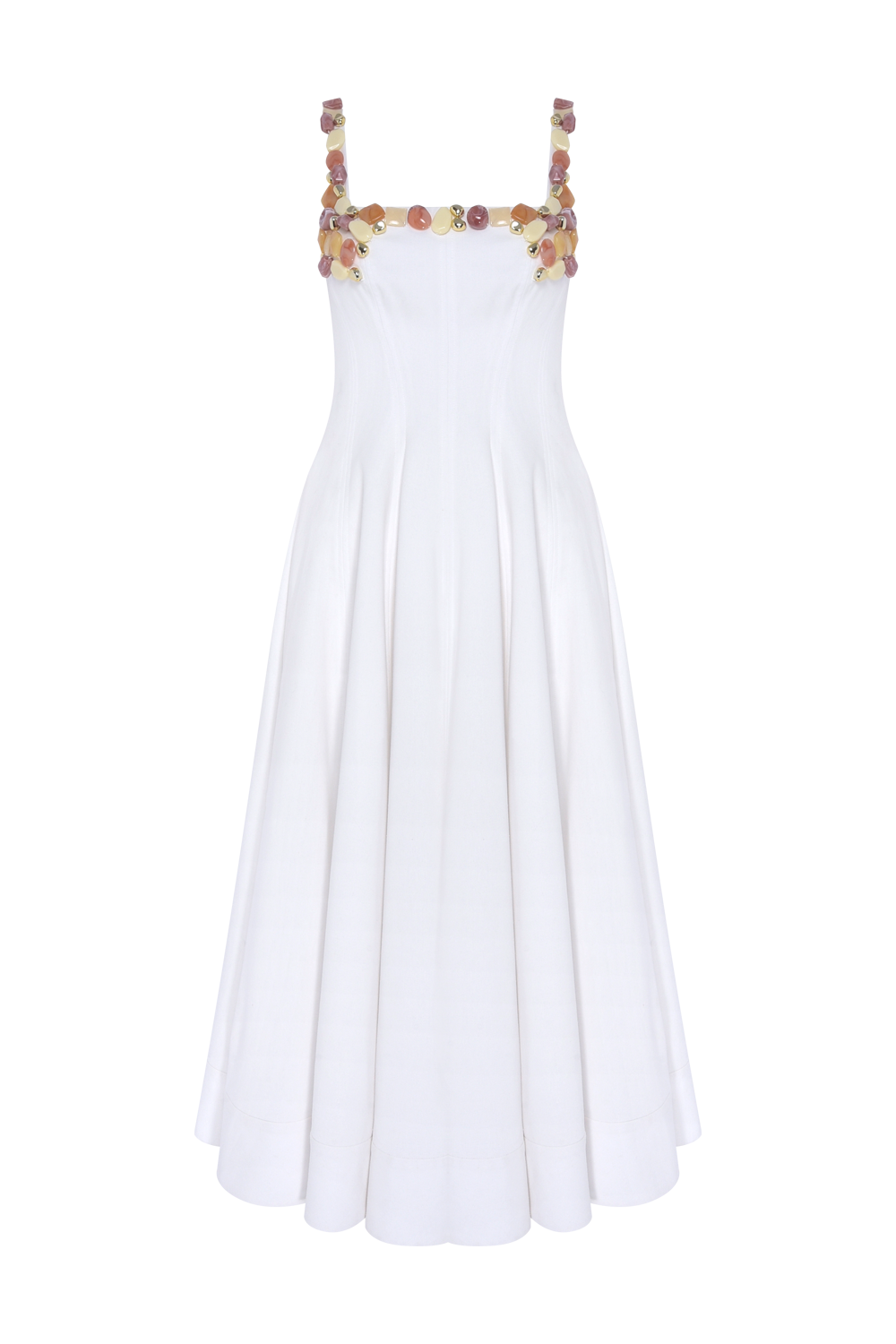 GABRIELA LINEN MIDI DRESS