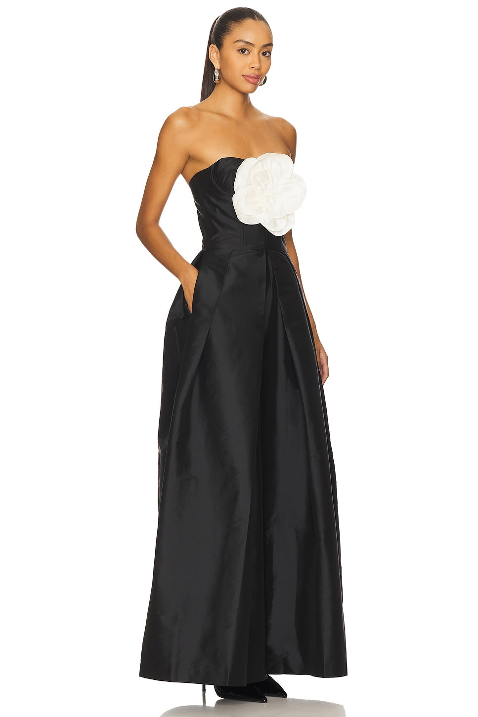 TAFFETA BLOOM JUMPSUIT