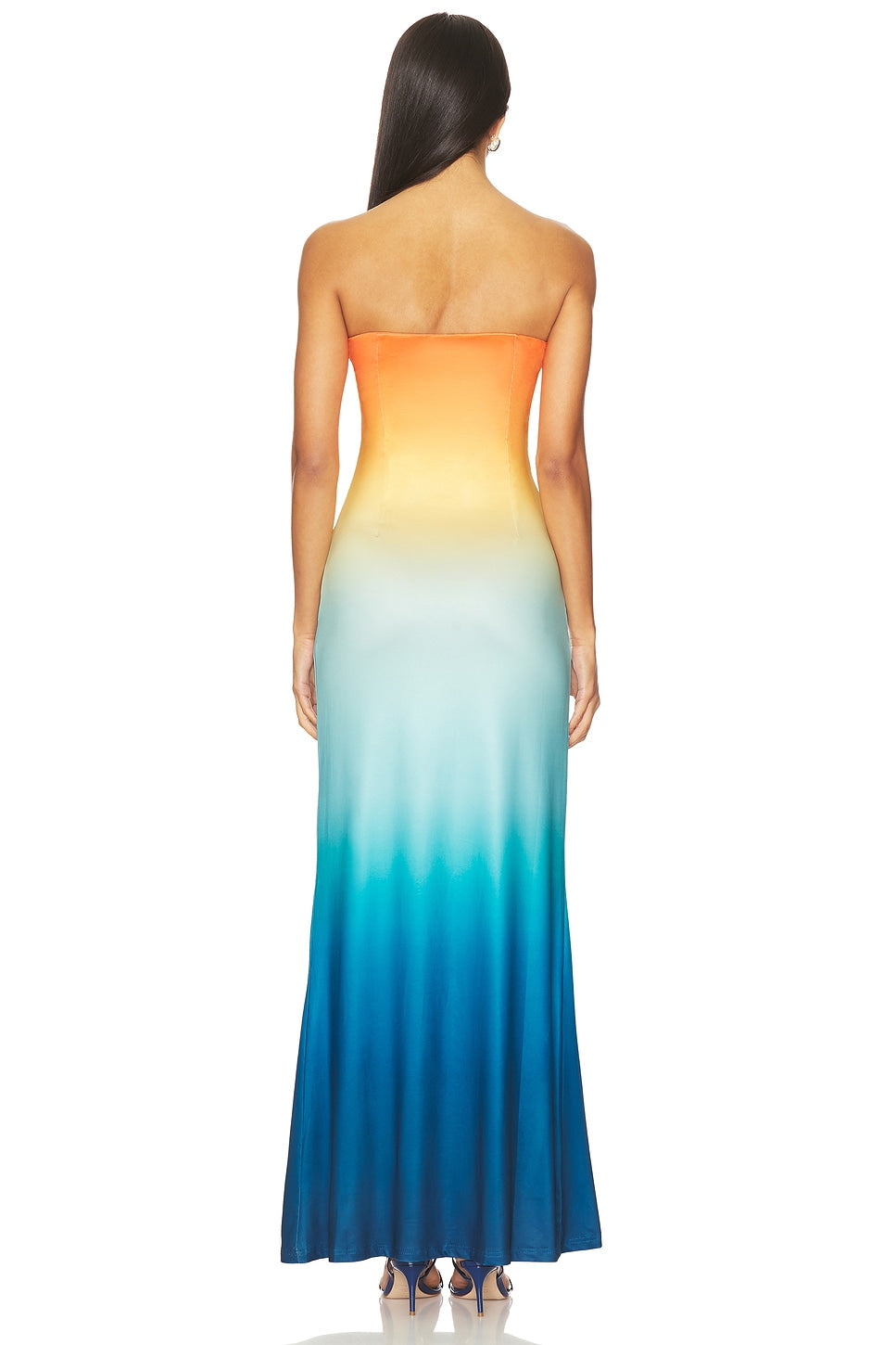 Sunset Horizon Ombre Maxi Dress