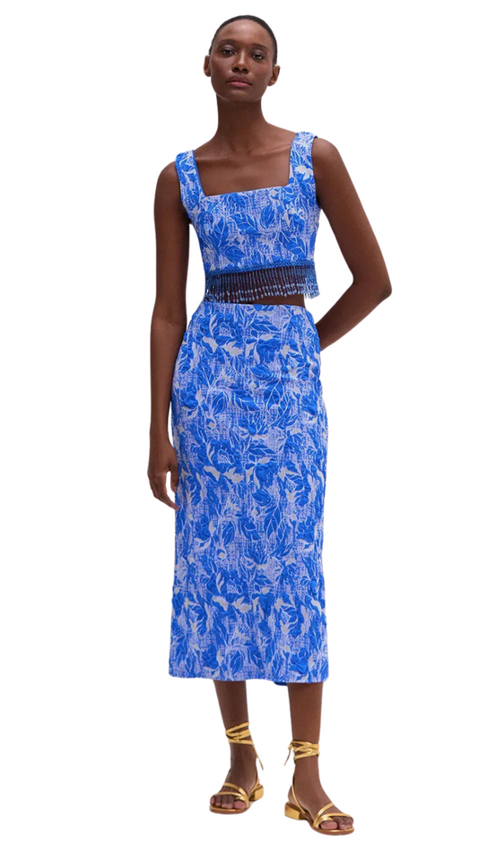 STRETCH JACQUARD BEADED SET