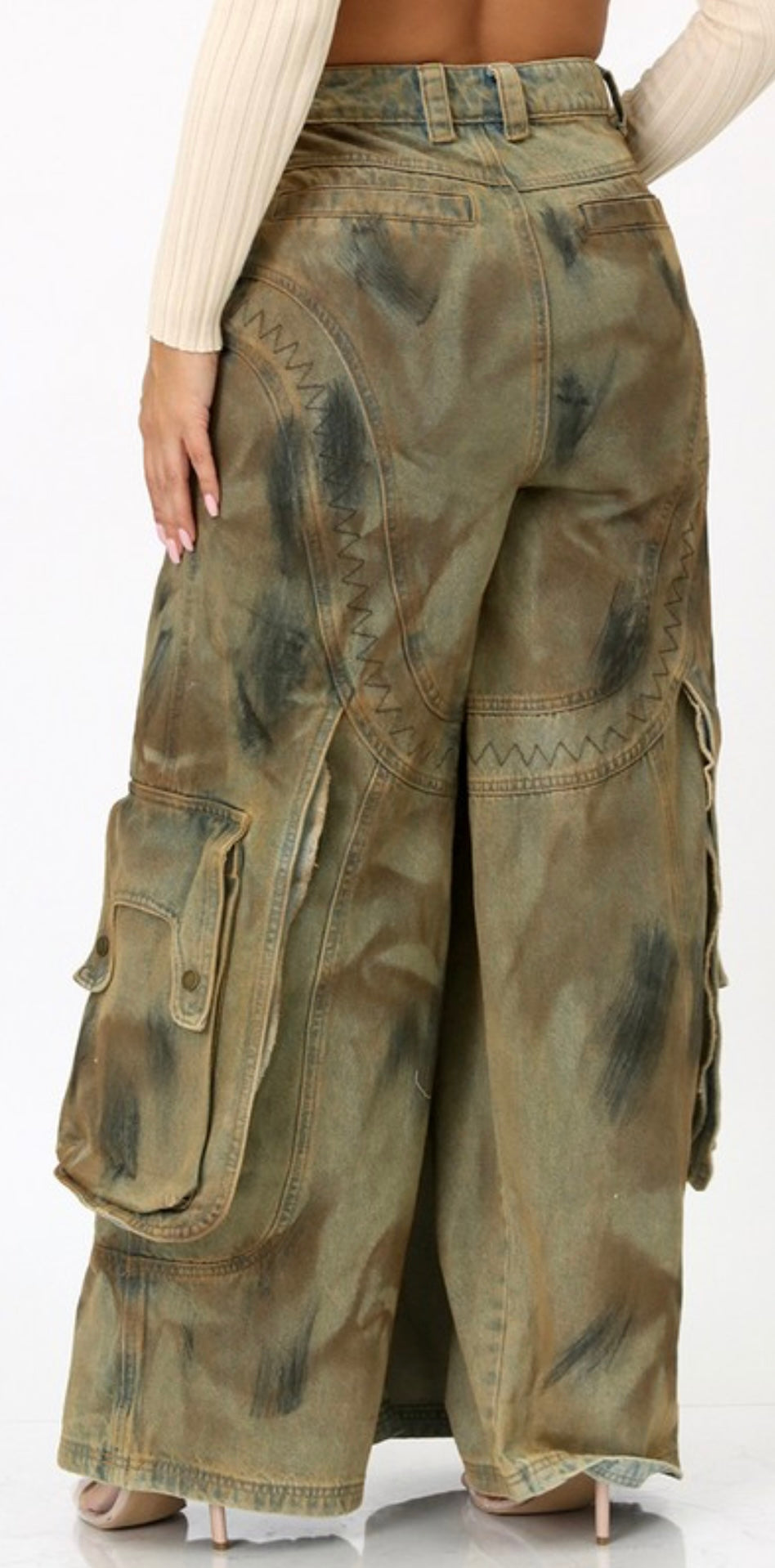 The Distressed Cargo Pants