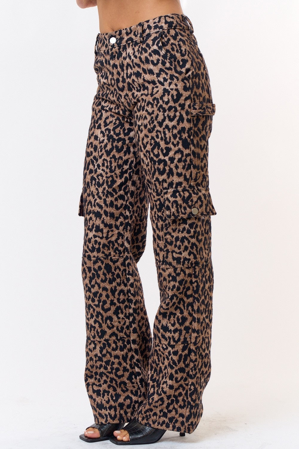 Sarah Leopard Pants