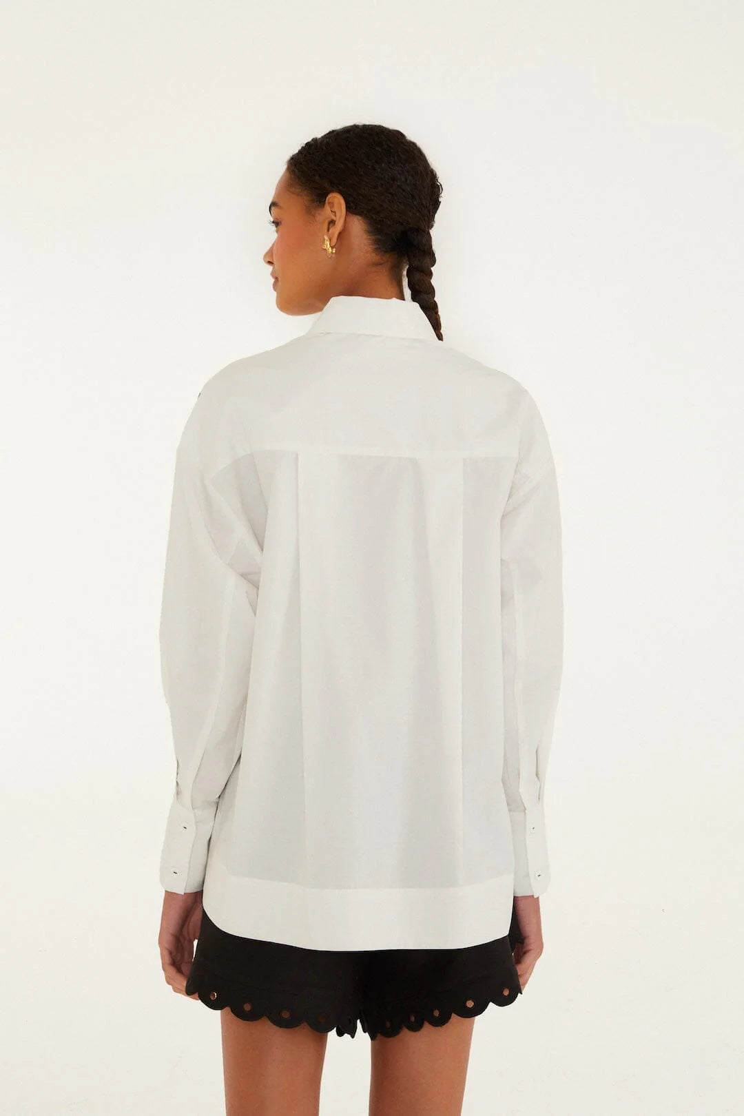 Graphic Banana Tree Applique Shirt