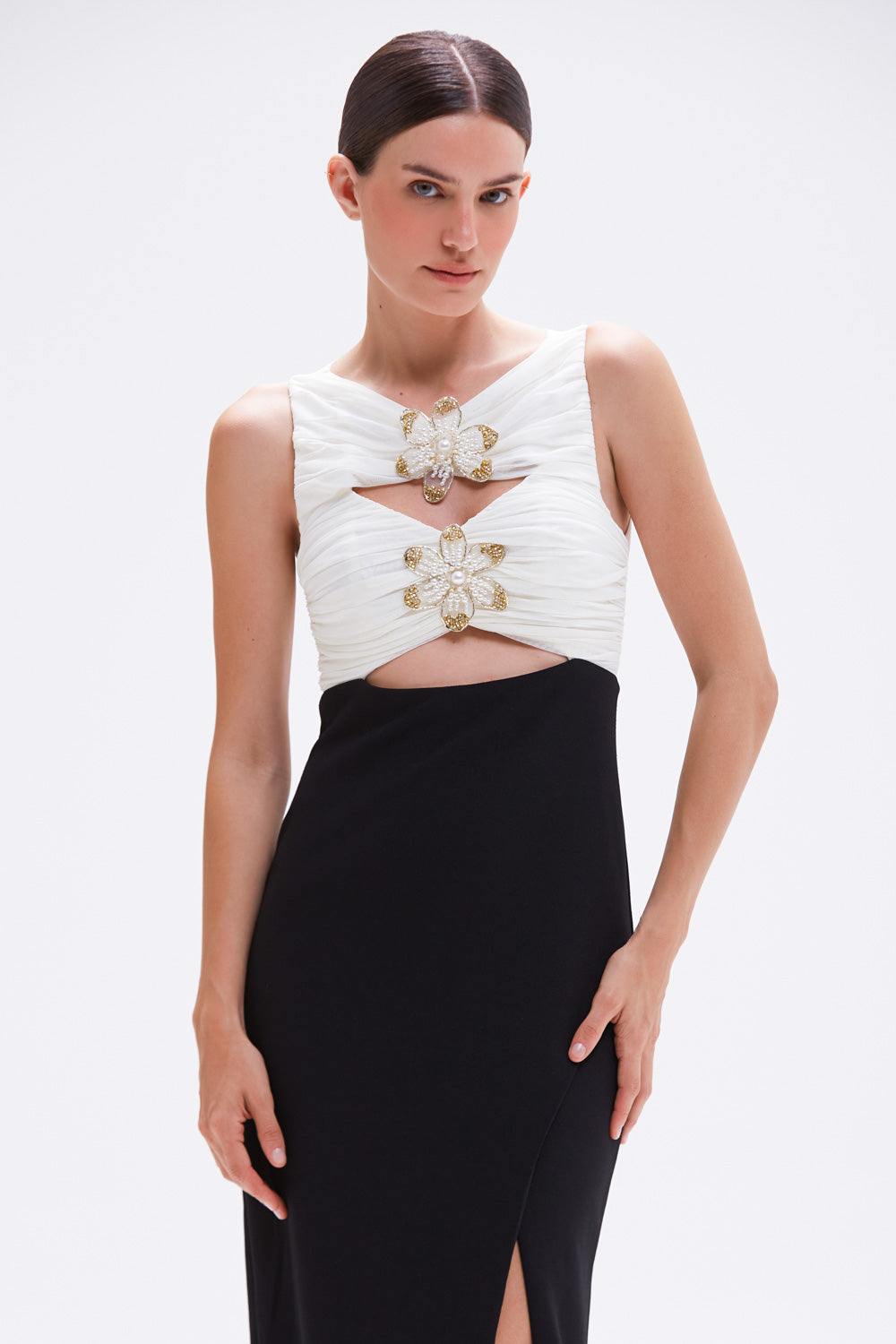 MYSTIQUE MIDI DRESS BLACK