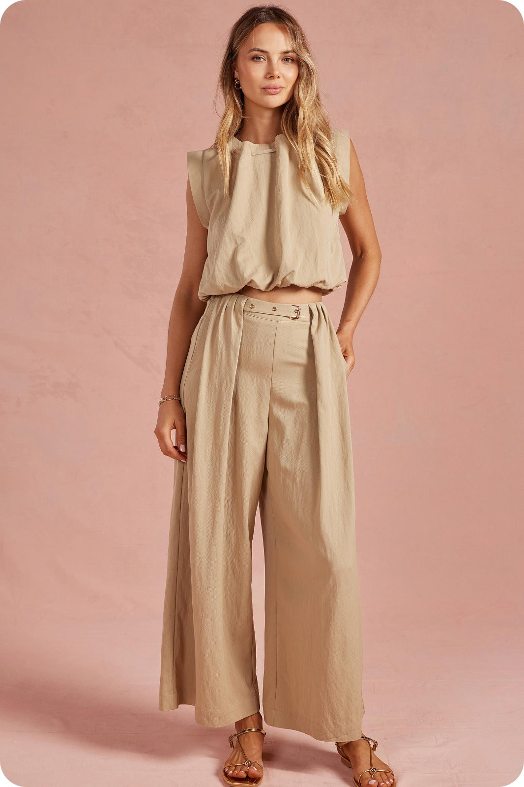 Sand Tailored Set