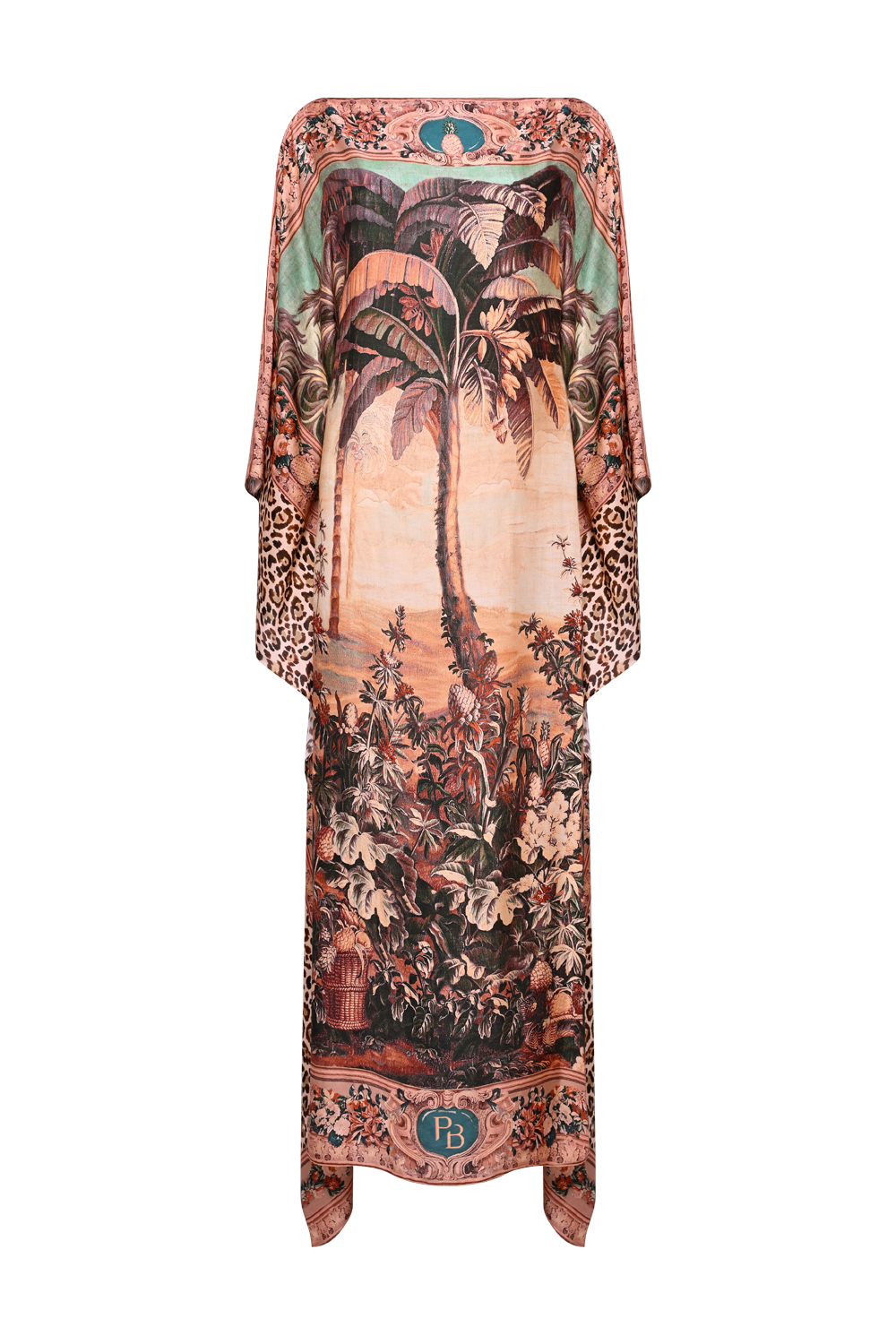 PANTHERA BROWN LONG BEACH COVER-UP
