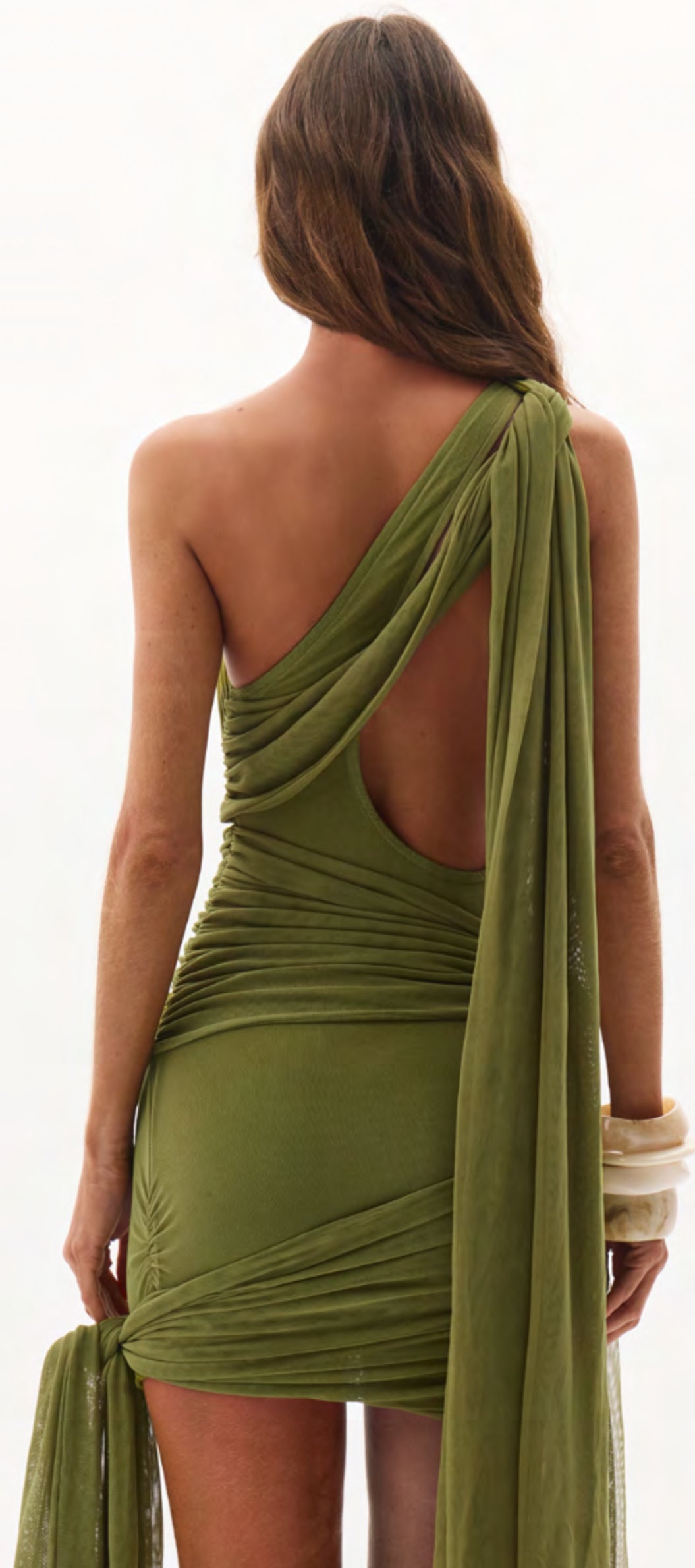 GIOVANA DRESS - APPLE GREEN
