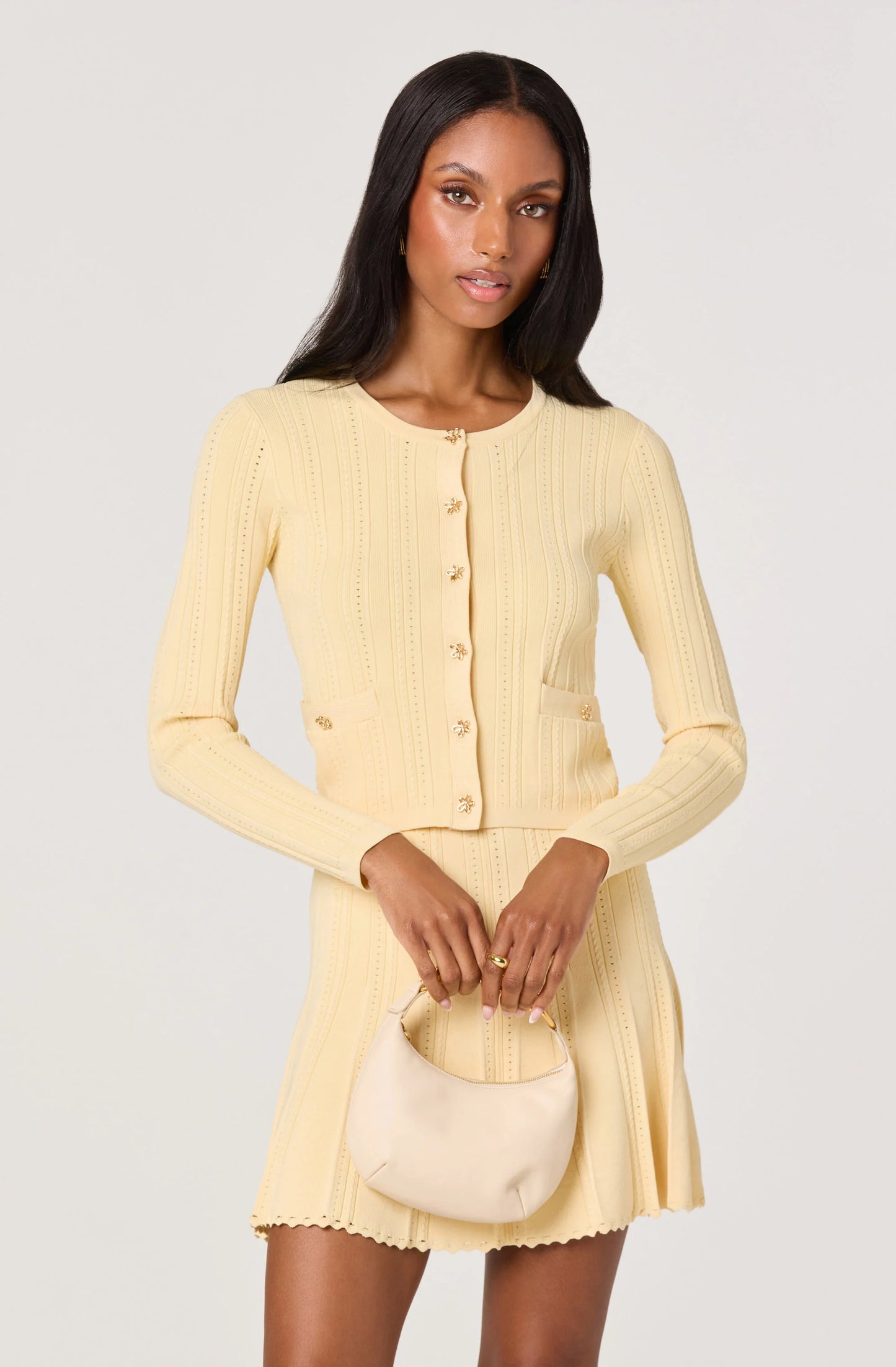 Myrtle Pointelle Knit Set