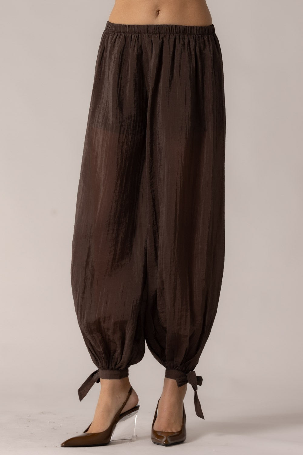 Chocolate Organza Pants