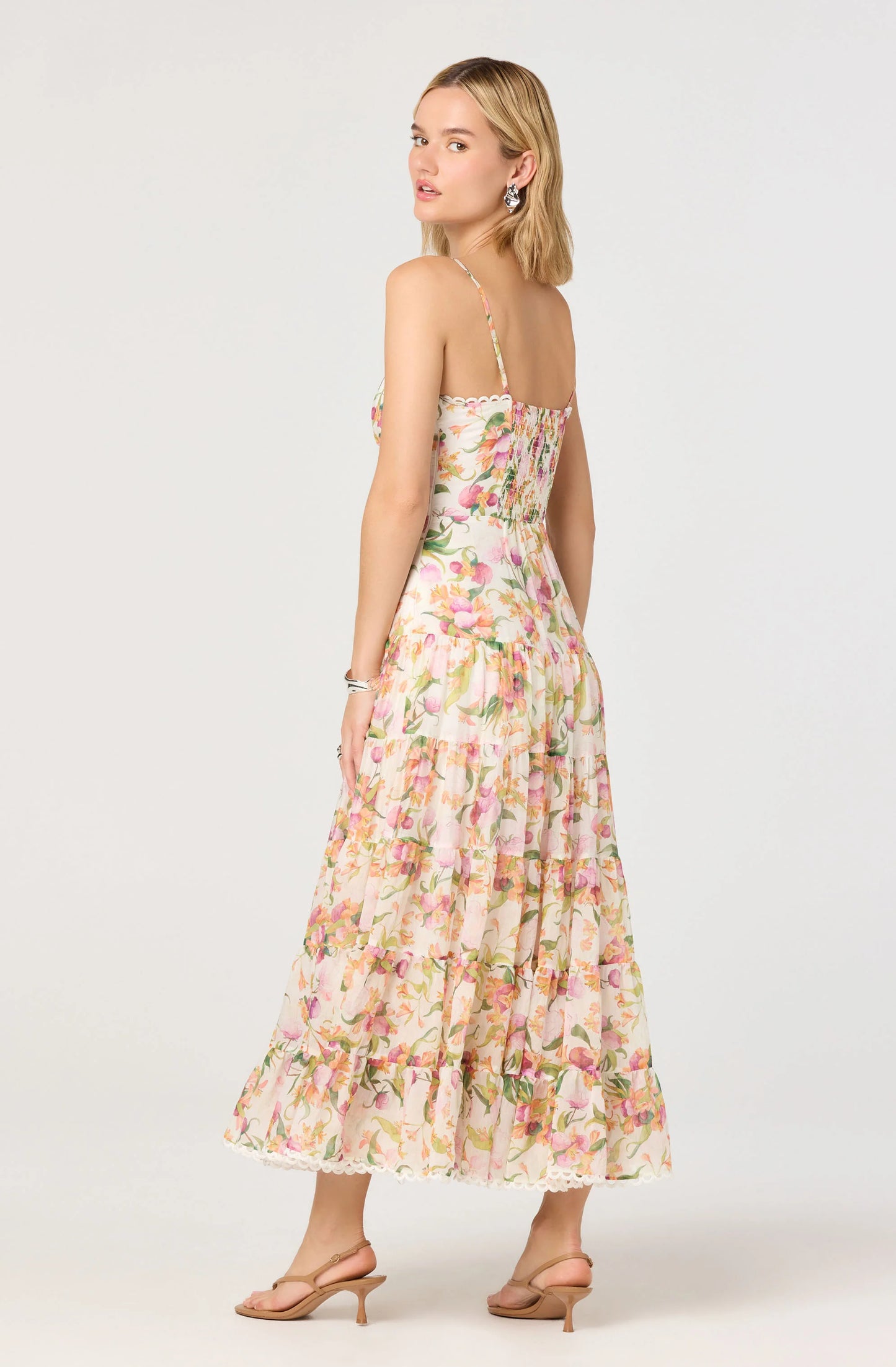 Lianna Floral Bustier Maxi Dress