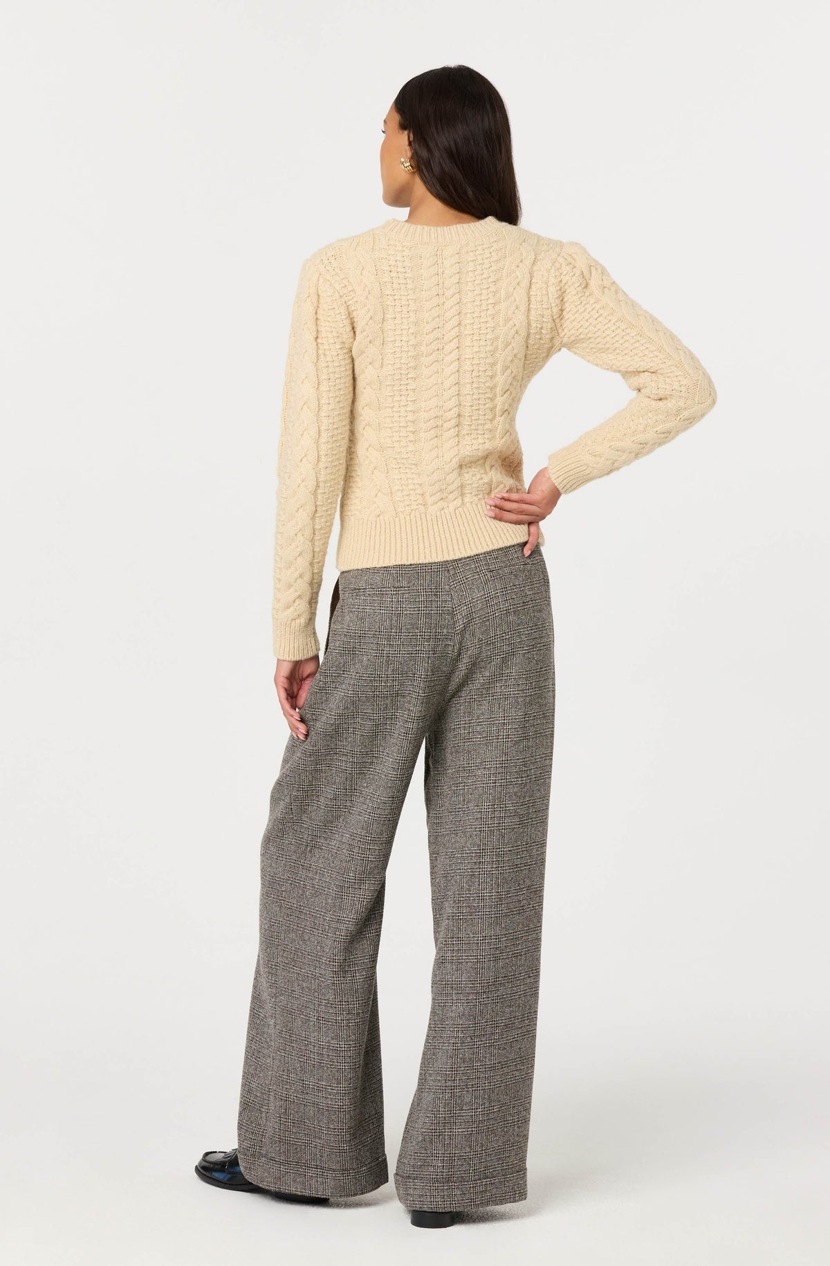 Lanie Relaxed Tweed Trousers