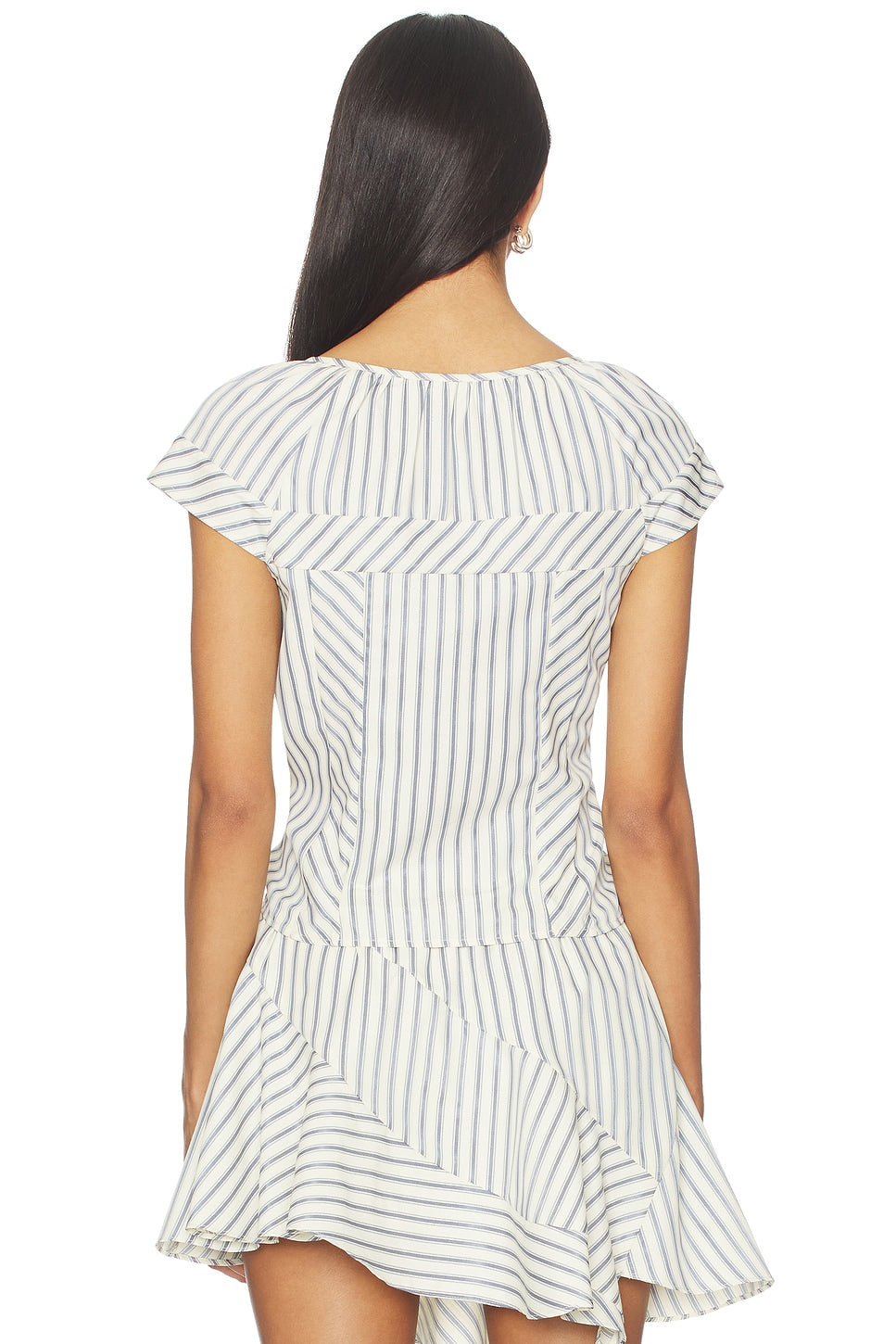 Norina Top - Oxford Stripe