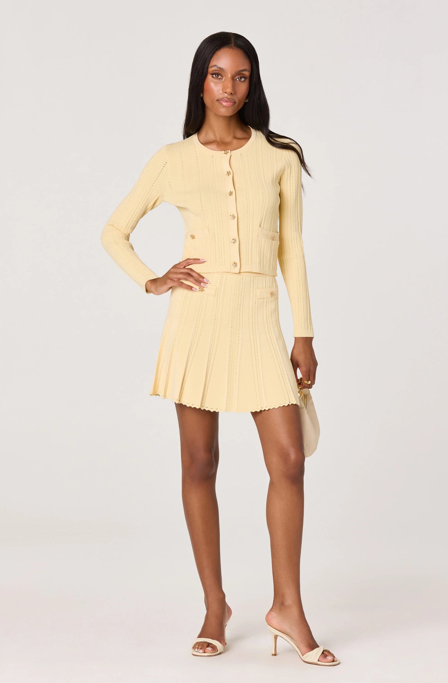 Myrtle Pointelle Knit Set