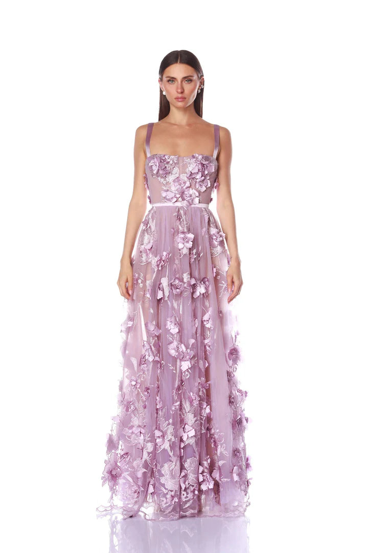 Anastasia Lavender Maxi Dress