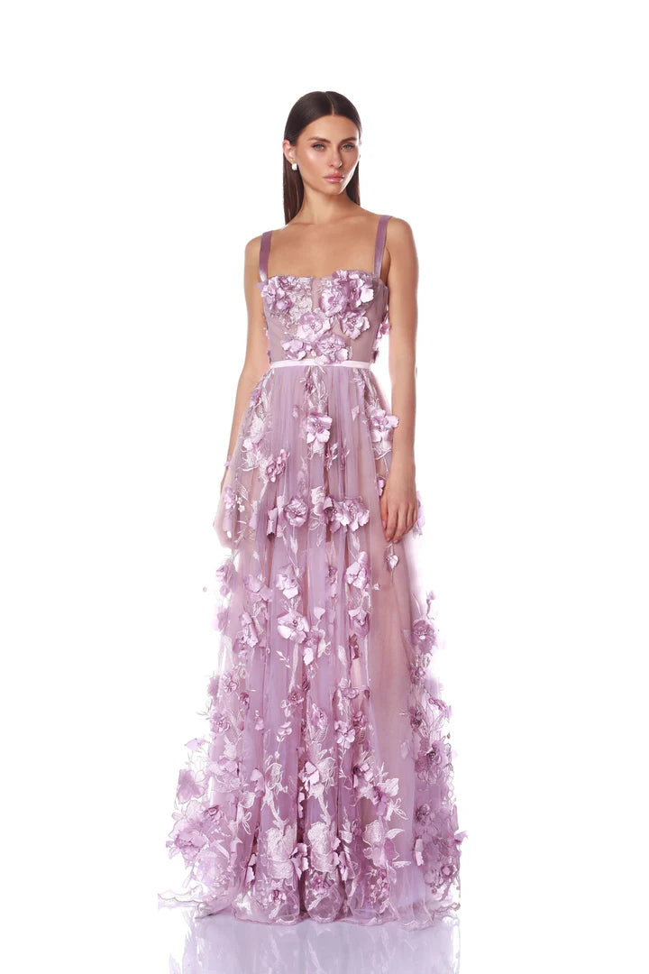 Anastasia Lavender Maxi Dress